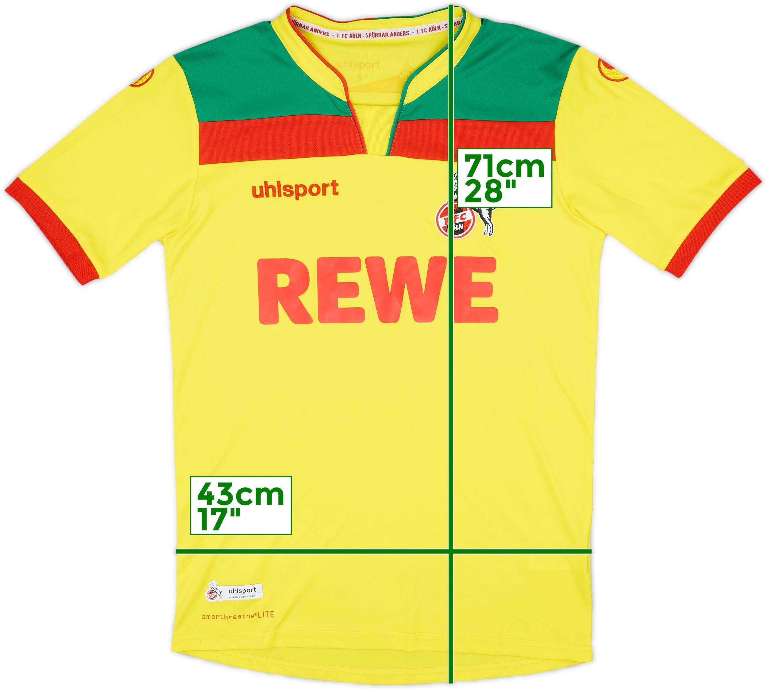 2020-21 FC Koln Third Shirt 8/10 (S)