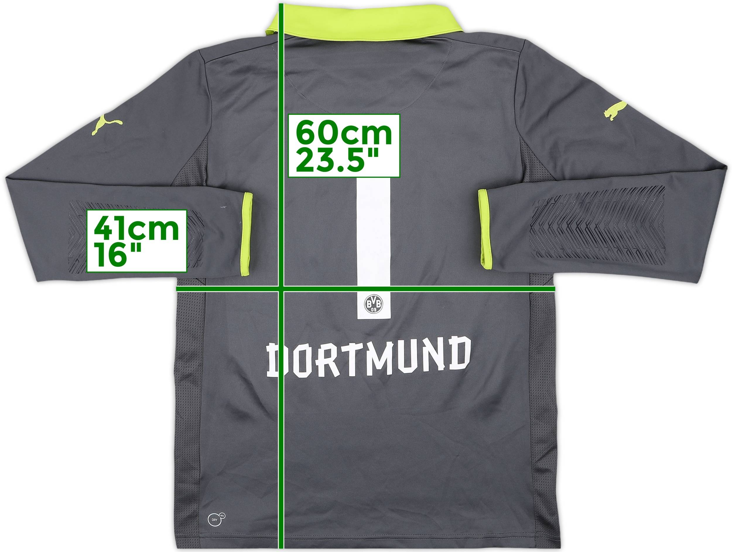 2012-13 Borussia Dortmund GK Shirt #1 (Weidenfeller) - 6/10 - (XS)