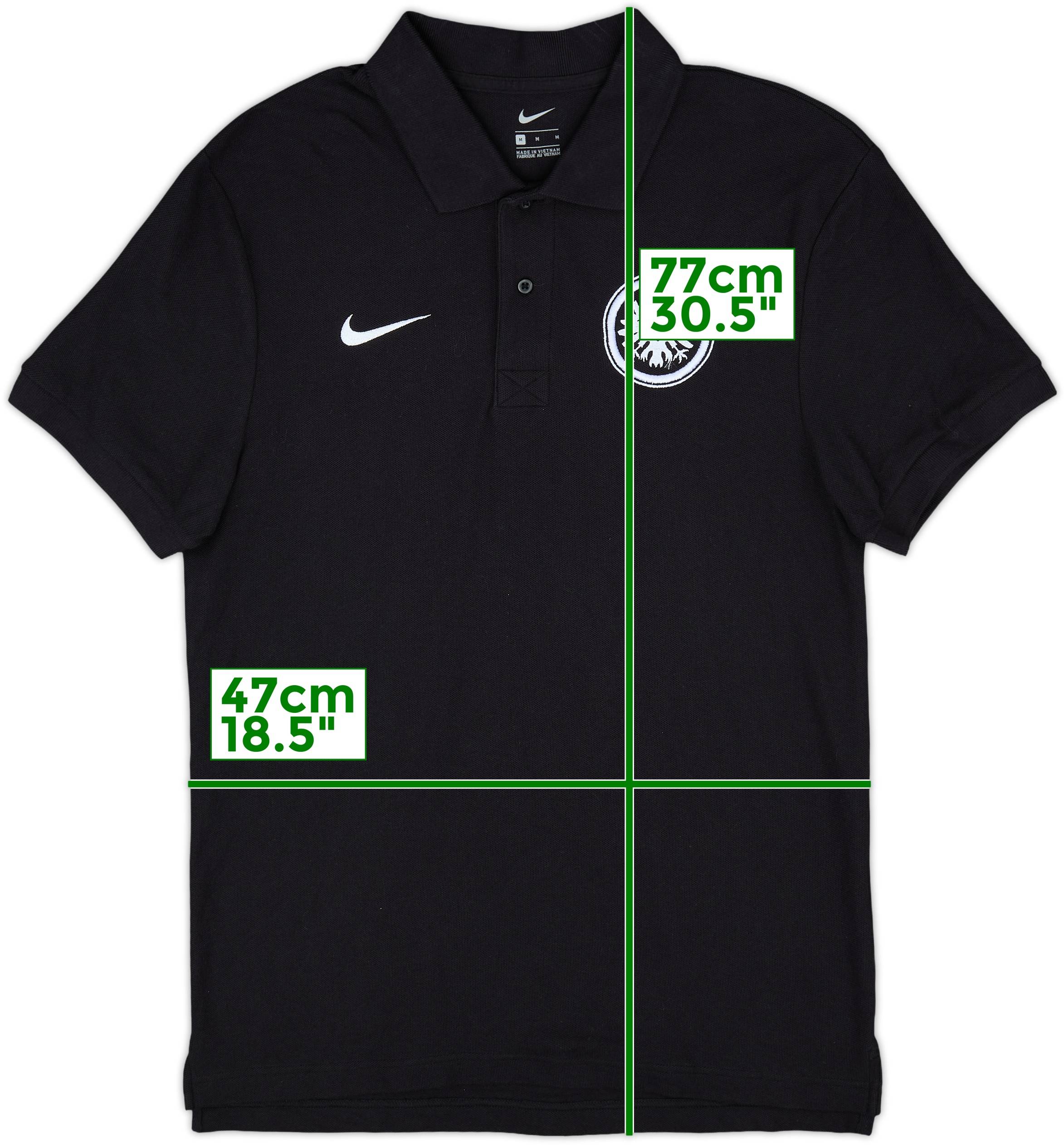 Eintracht Frankfurt Nike ゲームシャツ jumadiba 2017-18 Eintracht Frankfurt Nike Polo Shirt - 8/10 - (M)
