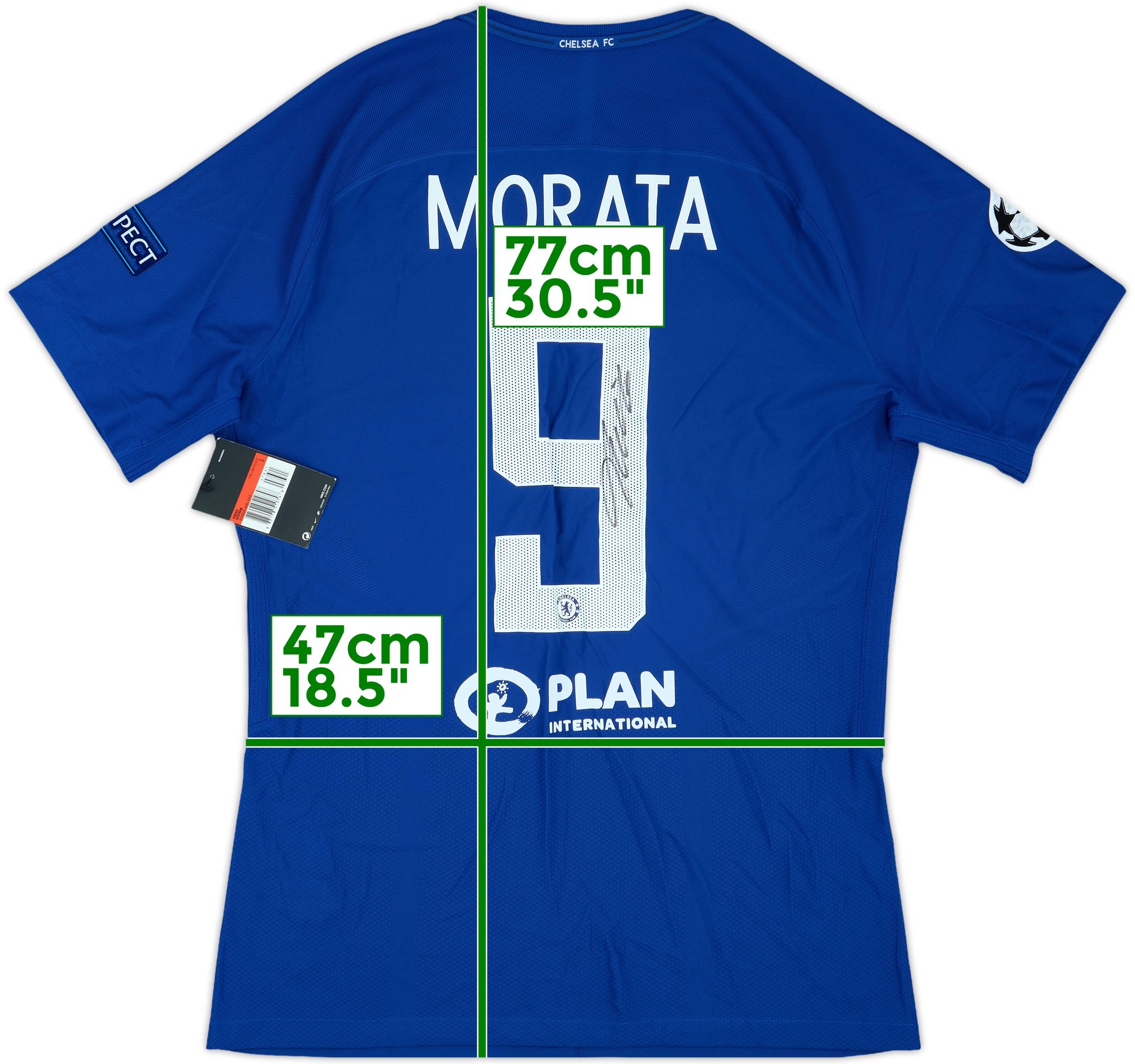2017-18 Chelsea Player Issue Signed Champions League Home