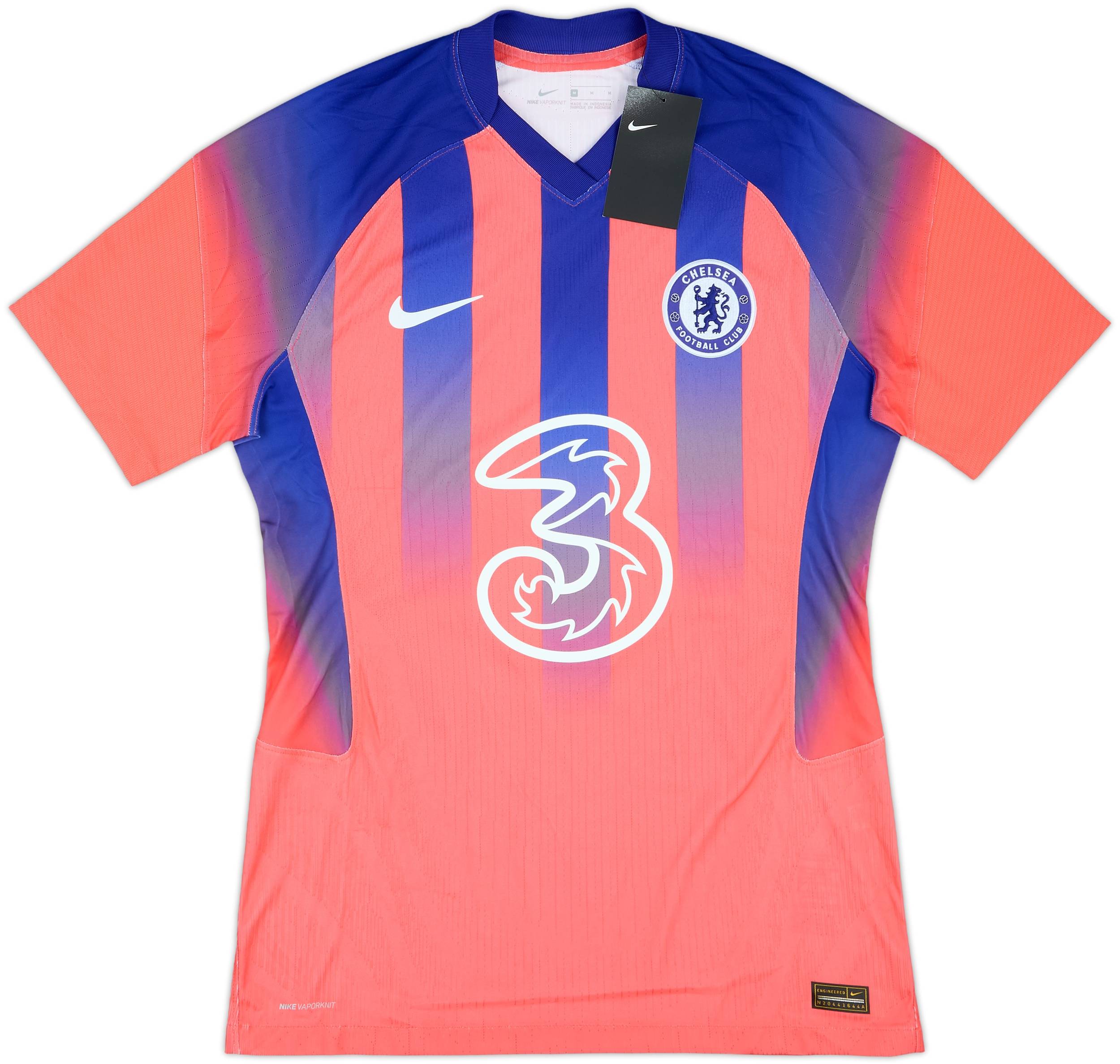 2020-21 Chelsea Player Issue Signed Third Shirt Ziyech #22 (M)
