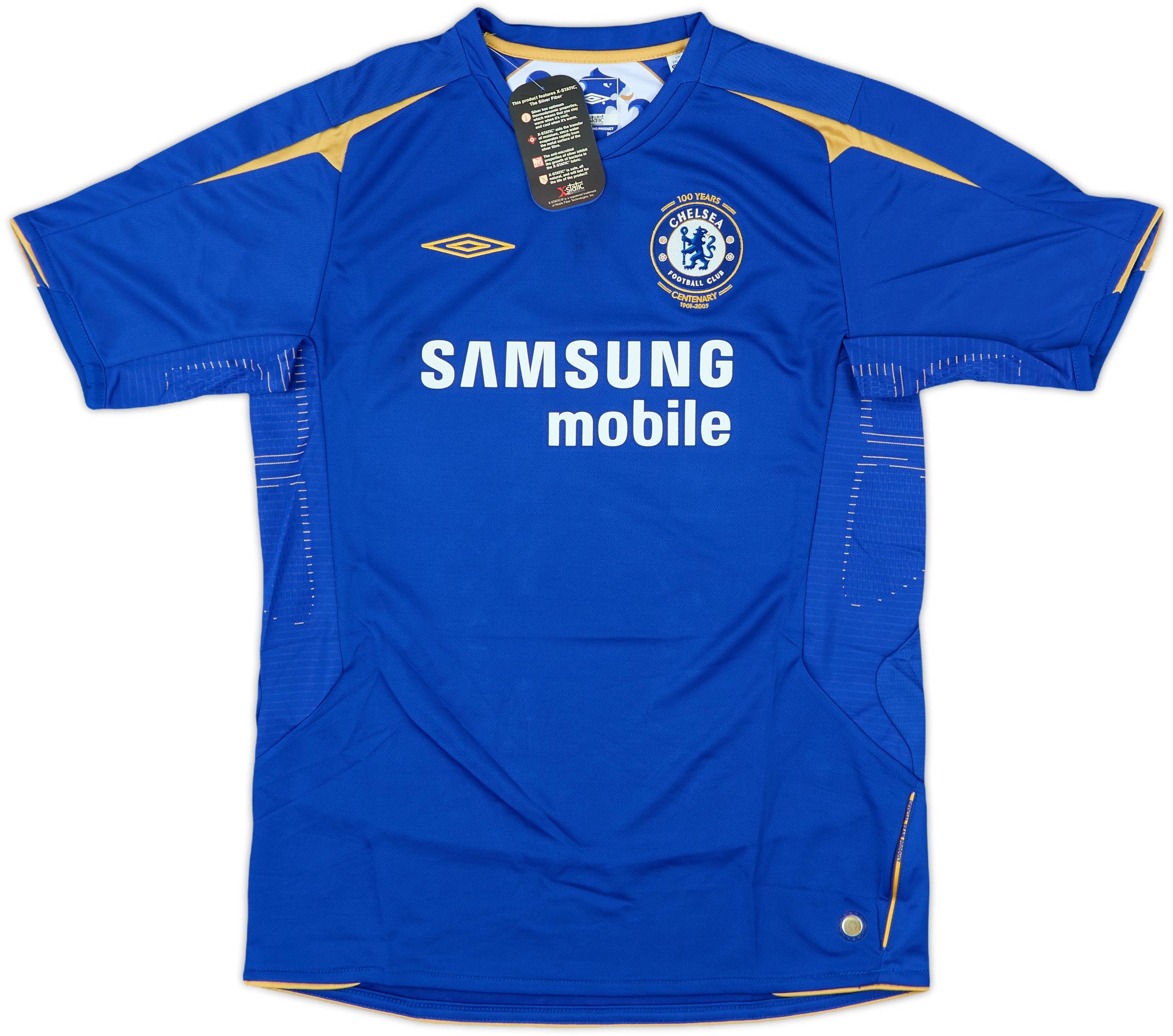 ウェア Chelsea 2005 2006 100th 2005-06 Chelsea Centenary Home Shirt (XL.Boys)