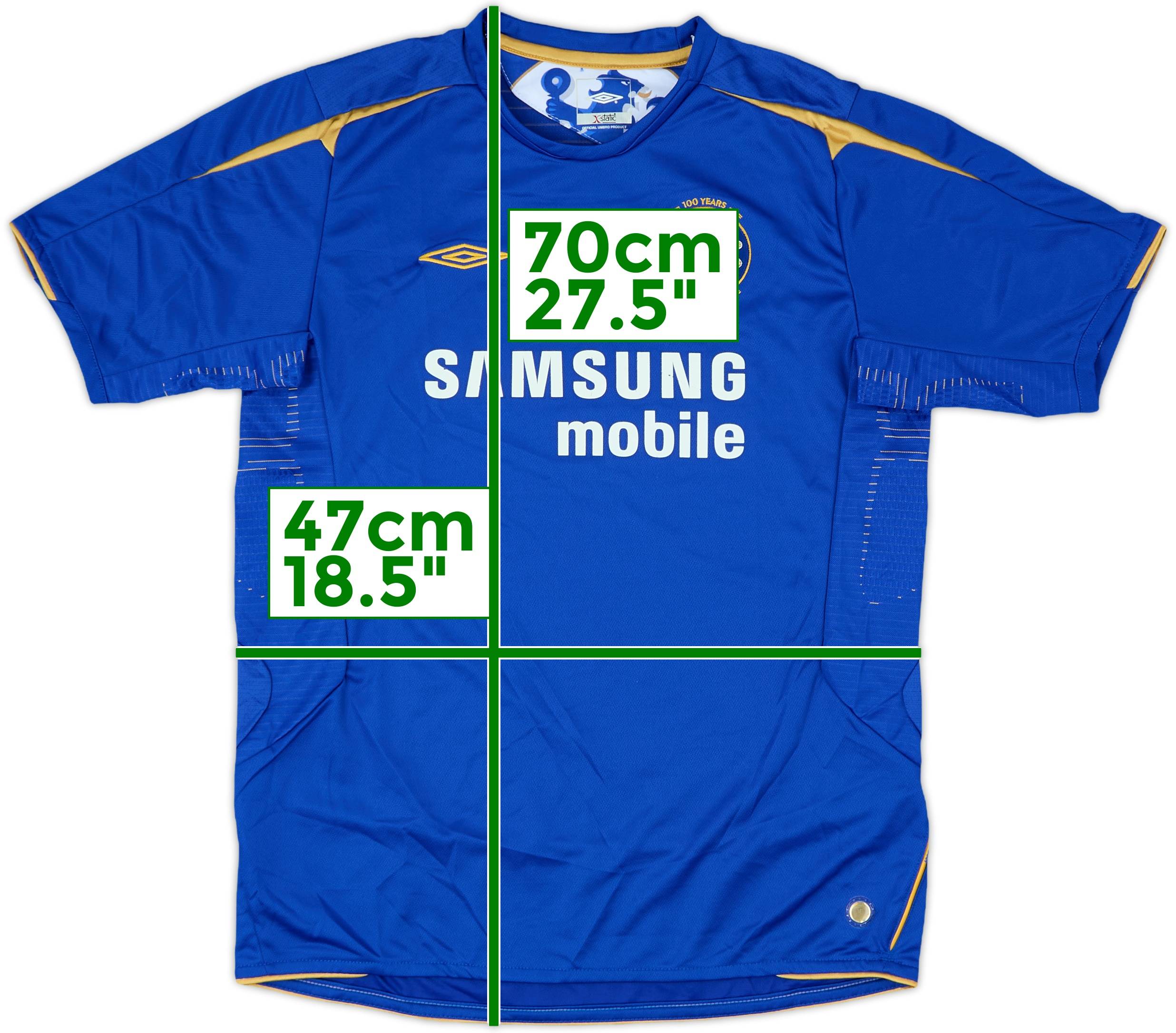 2005-06 Chelsea Centenary Home Shirt Lampard #8 - 7/10 - (XL.Boys)