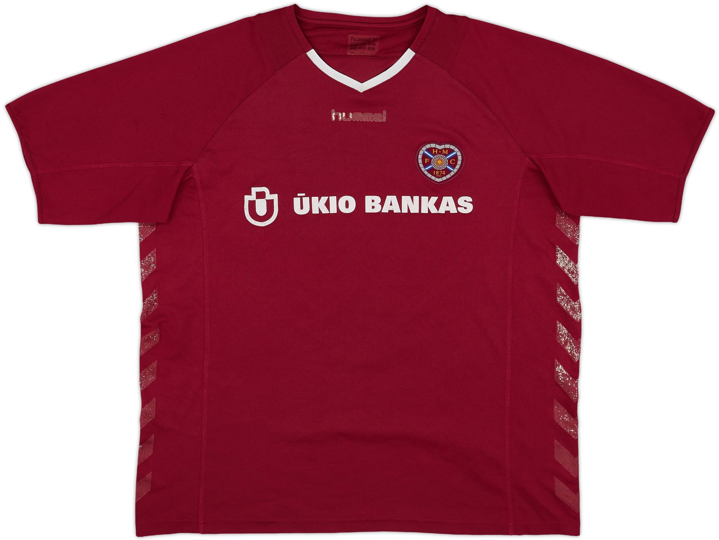 2005-06 Hearts Home Shirt - 4/10 - (XL)