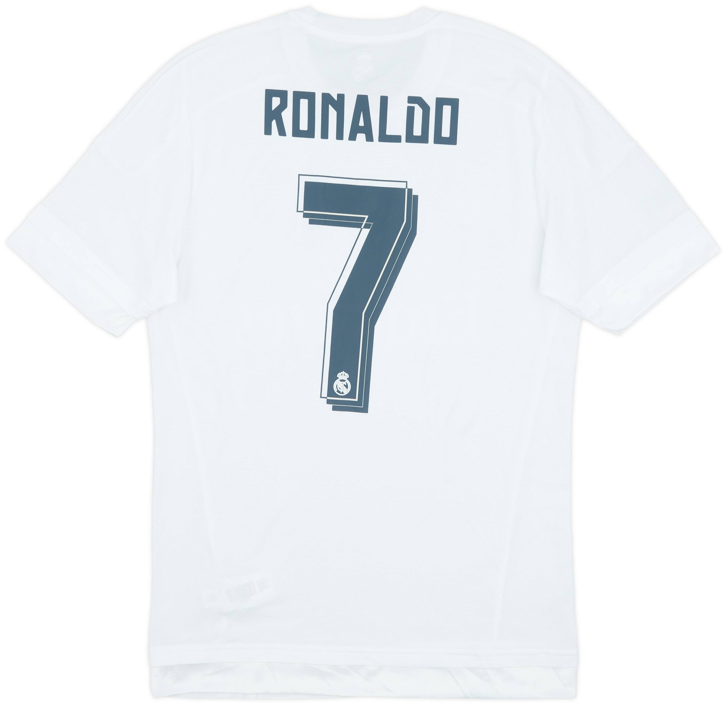 2015-16 Real Madrid Authentic Home Shirt Ronaldo #7 - 6/10 - (L)