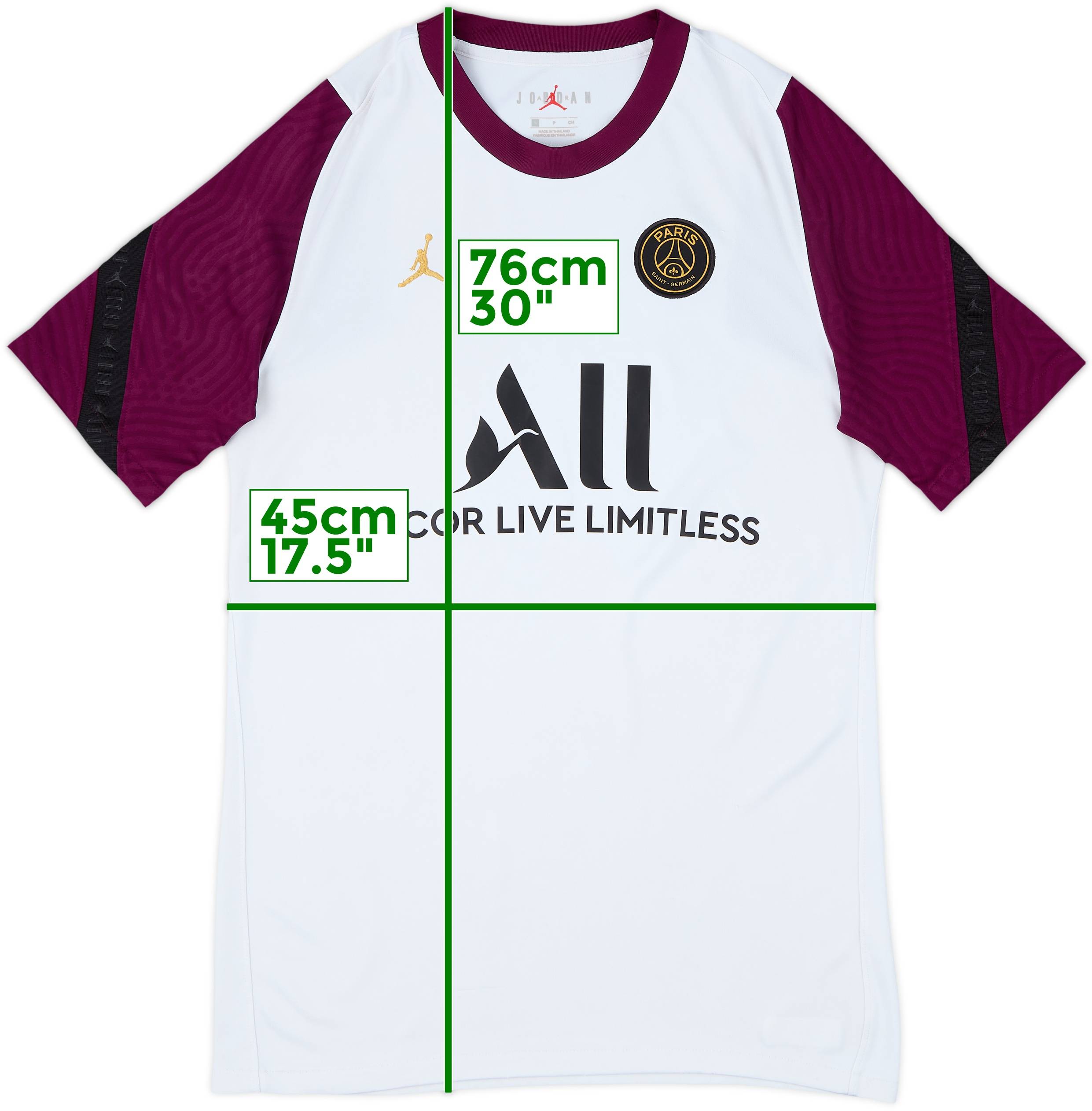新品Jordan Paris Saint-Germain ジャージ　Sサイズ Air Jordan X PSD Crossover Paris Saint-Germain Zipper Back paris