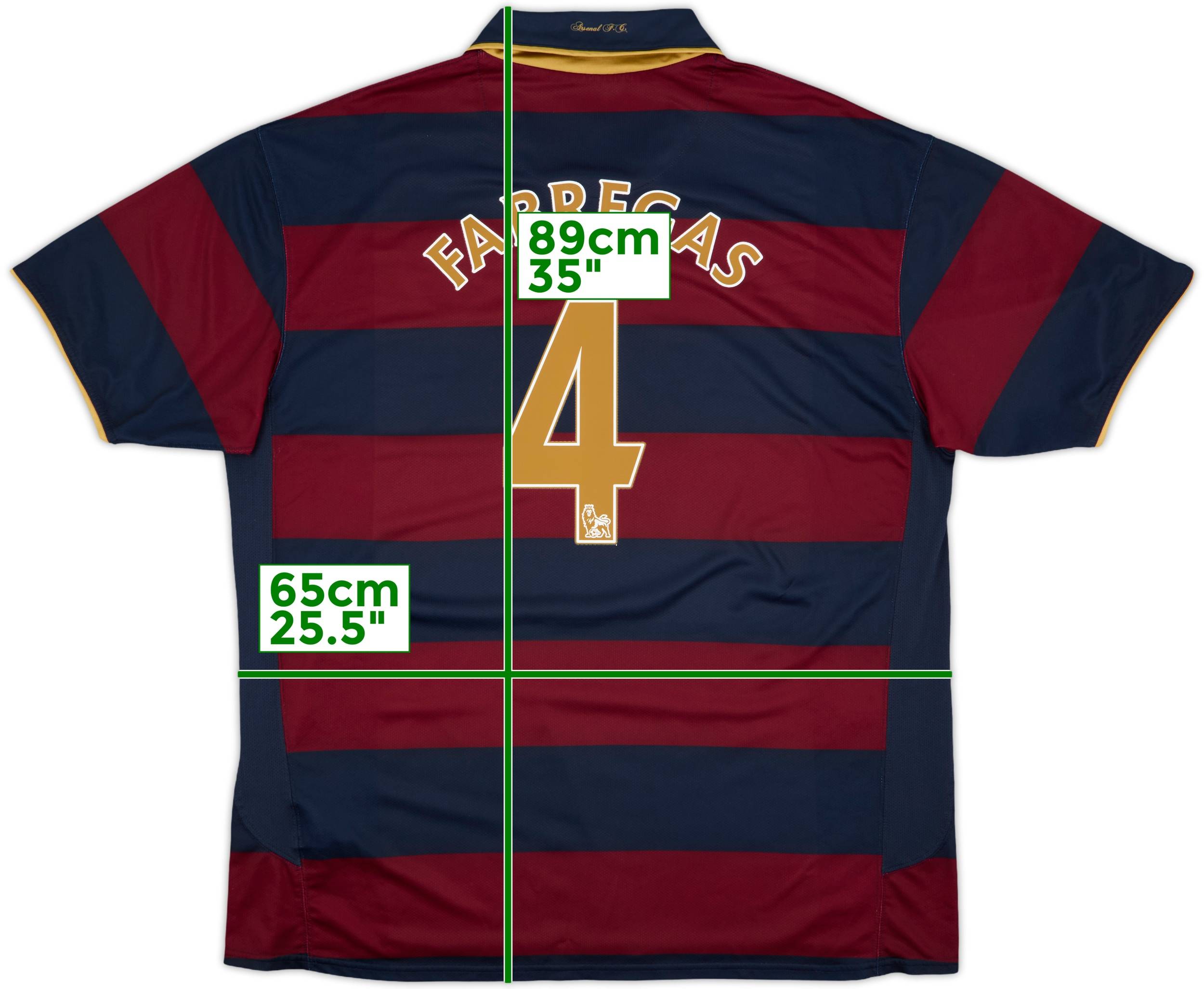 2007-08 Arsenal Third Shirt Fabregas #4 - 10/10 - (3XL)