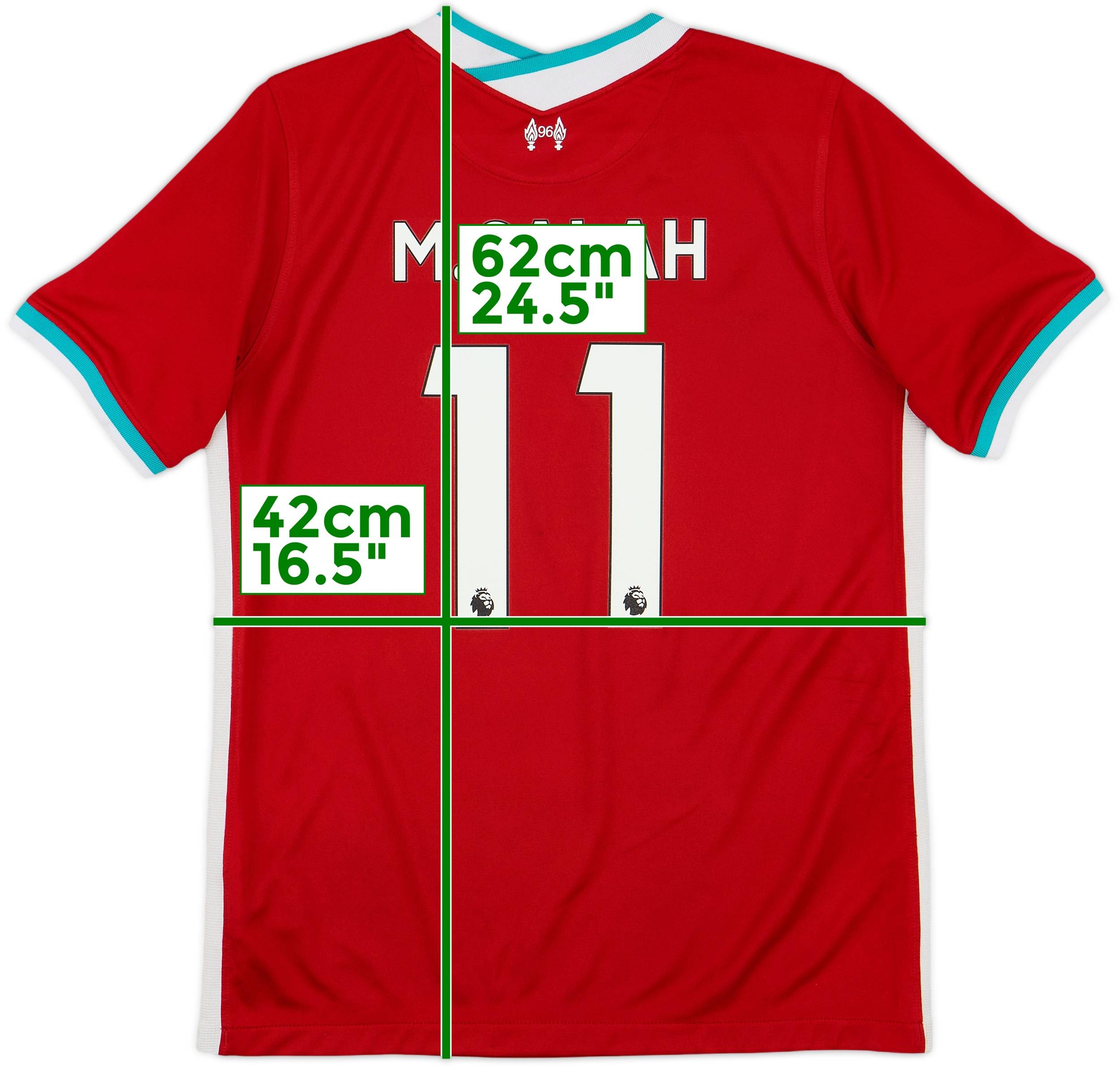 2020-21 Liverpool Home Shirt M.Salah #11 - 6/10 - (L.Boys)