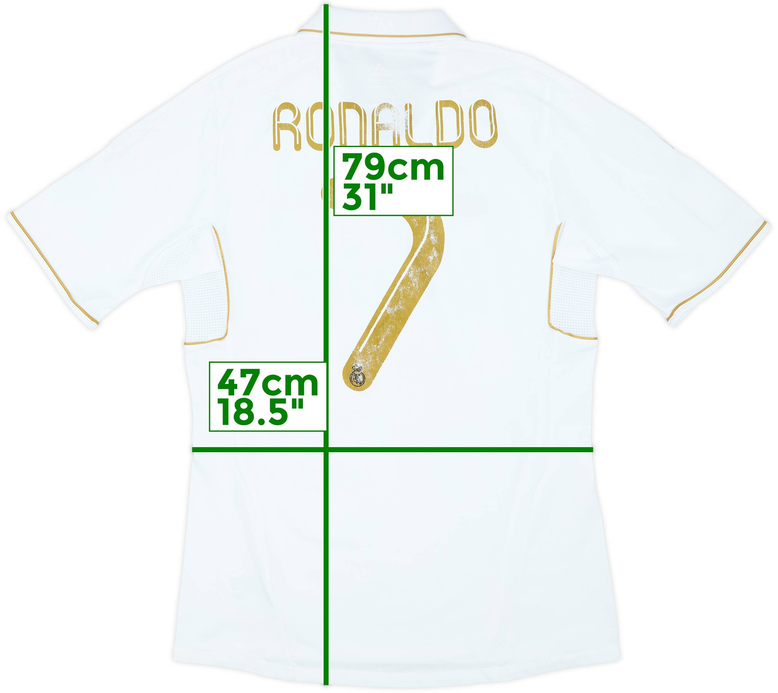 2011-12 Real Madrid Home Shirt Ronaldo #7 - 5/10 - (M)