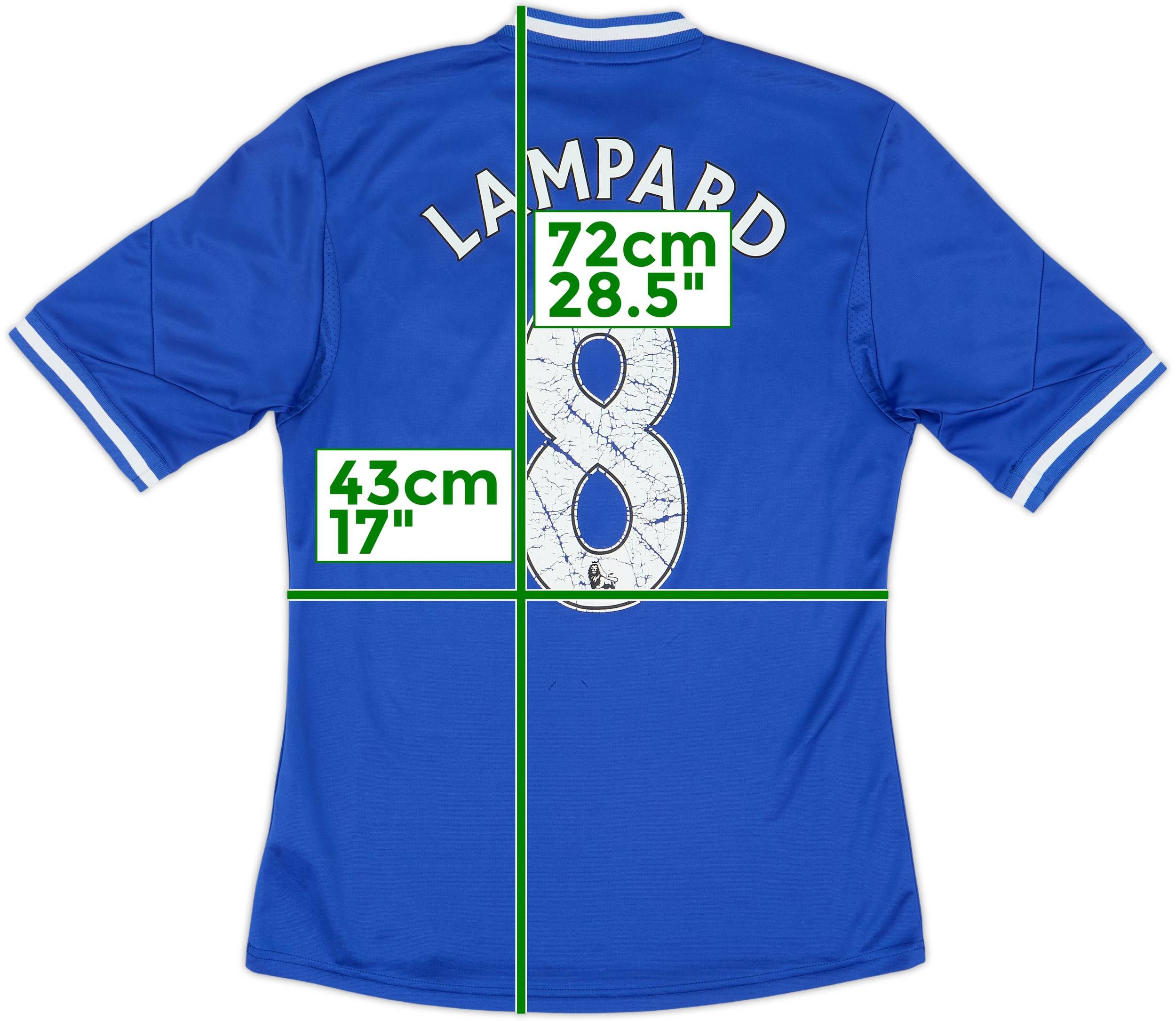 2013-14 Chelsea Home Shirt Lampard #8 - 5/10 - (S)