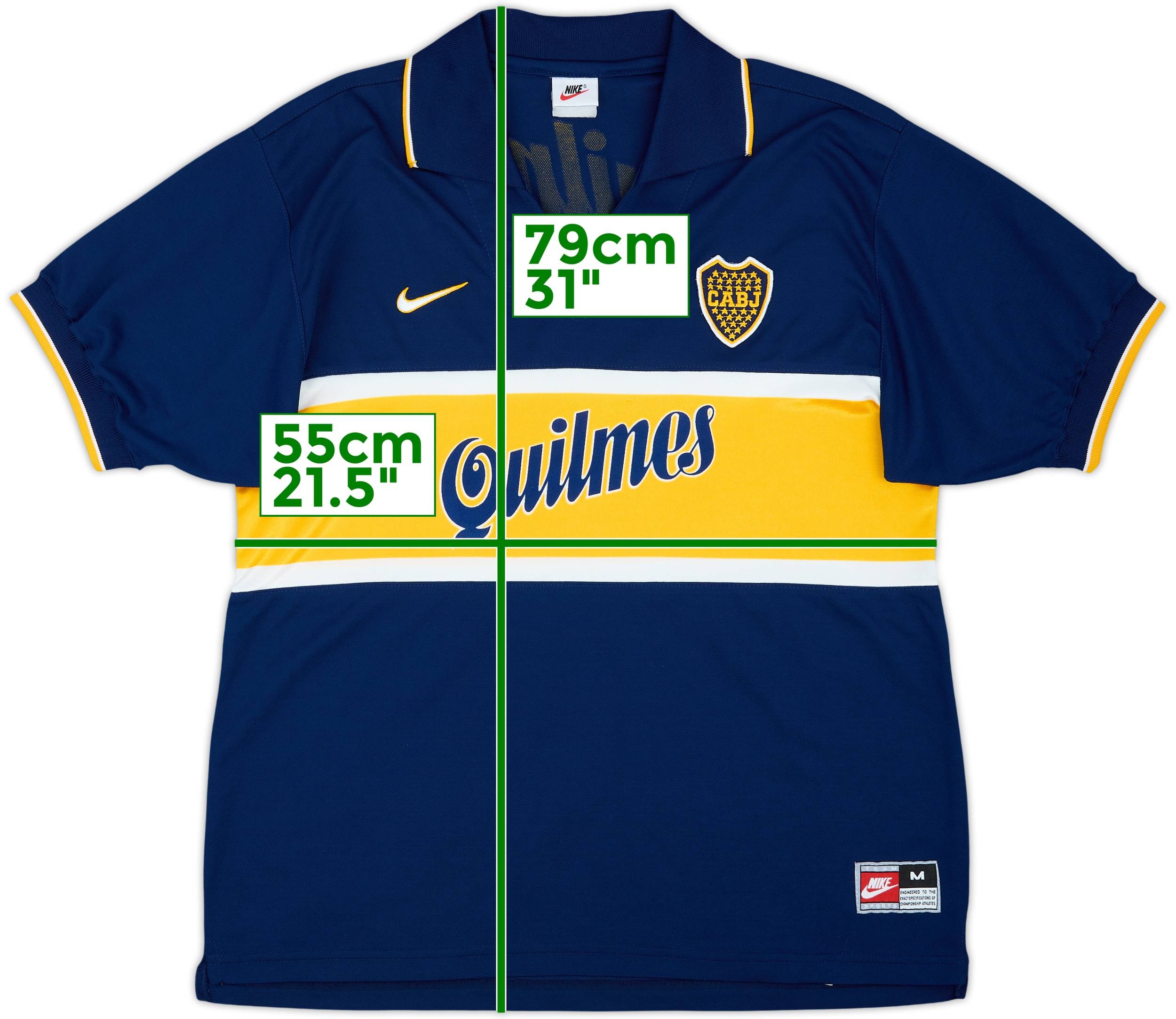 1997-98 Boca Juniors Home Shirt - 8/10 - (L)