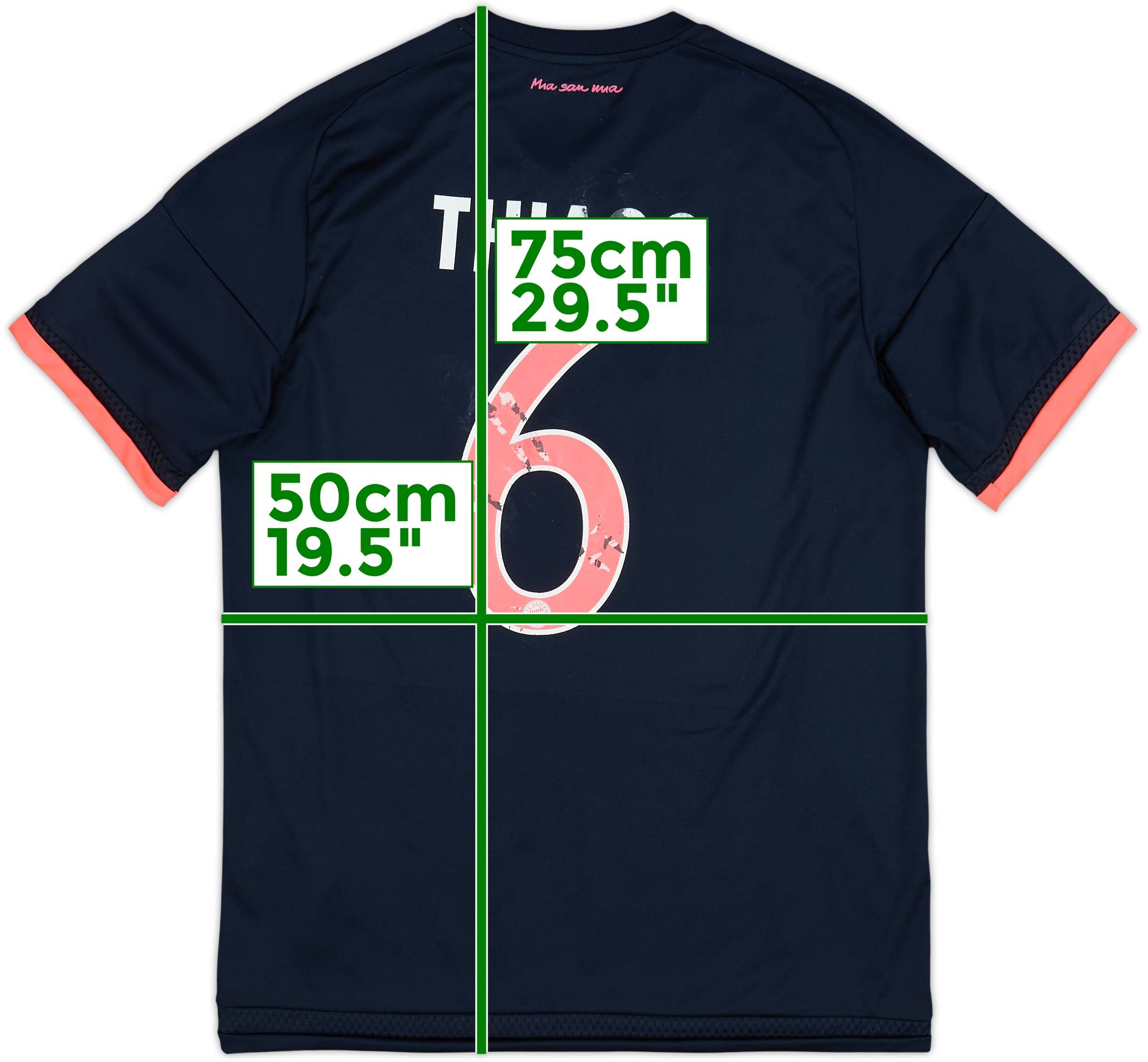 2015-16 Bayern Munich Third Shirt Thiago #6 - 4/10 - (M)