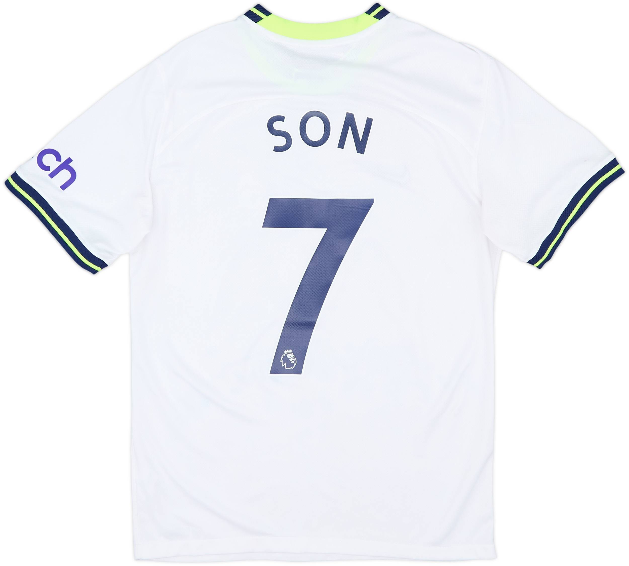 トッテナム・ホットスパー ソン 7 シャツ　22-23 2022-23 Tottenham Home Shirt Son #7 - 7/10 - (S)