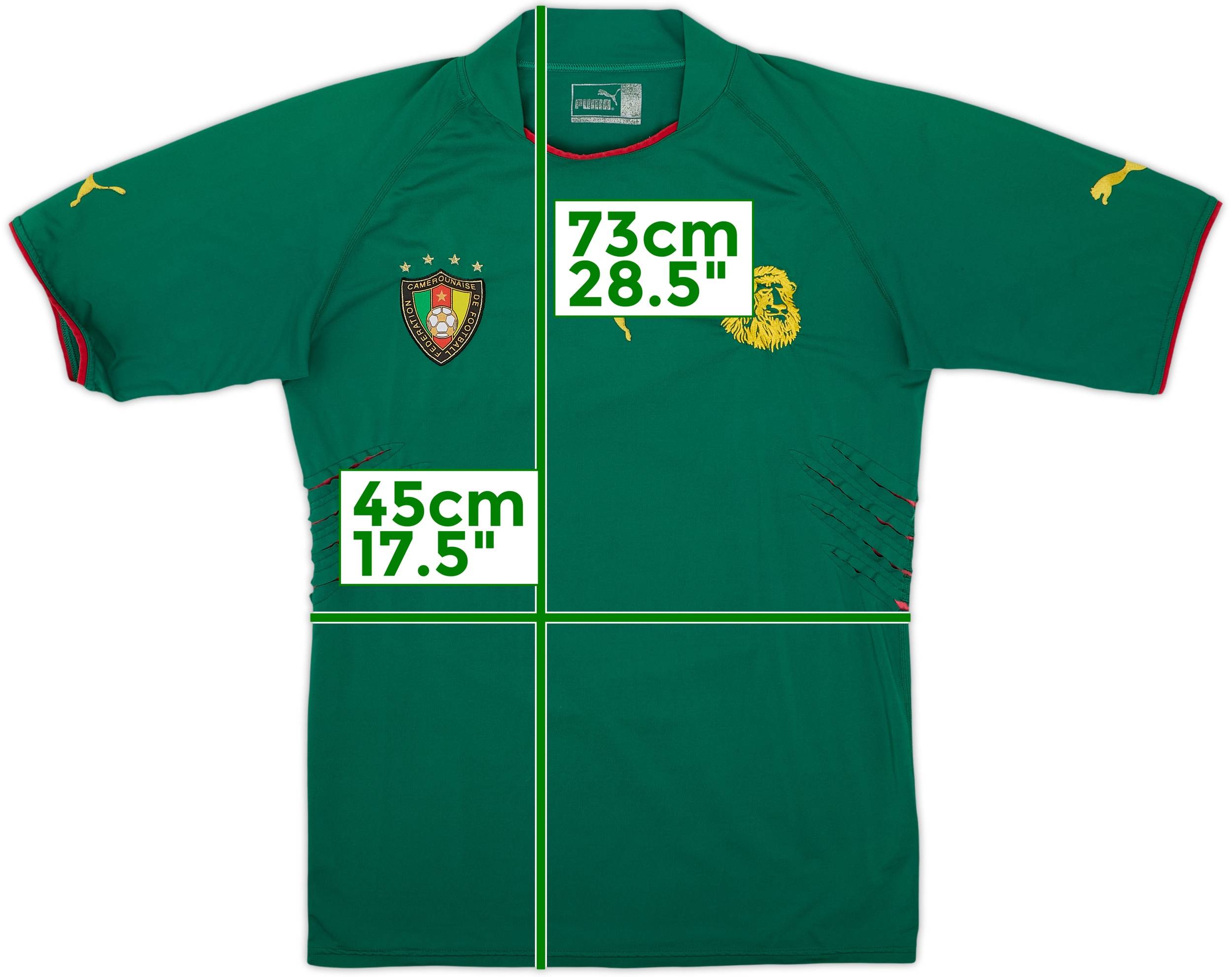 2004-06 Cameroon Home Shirt - 5/10 - (M)