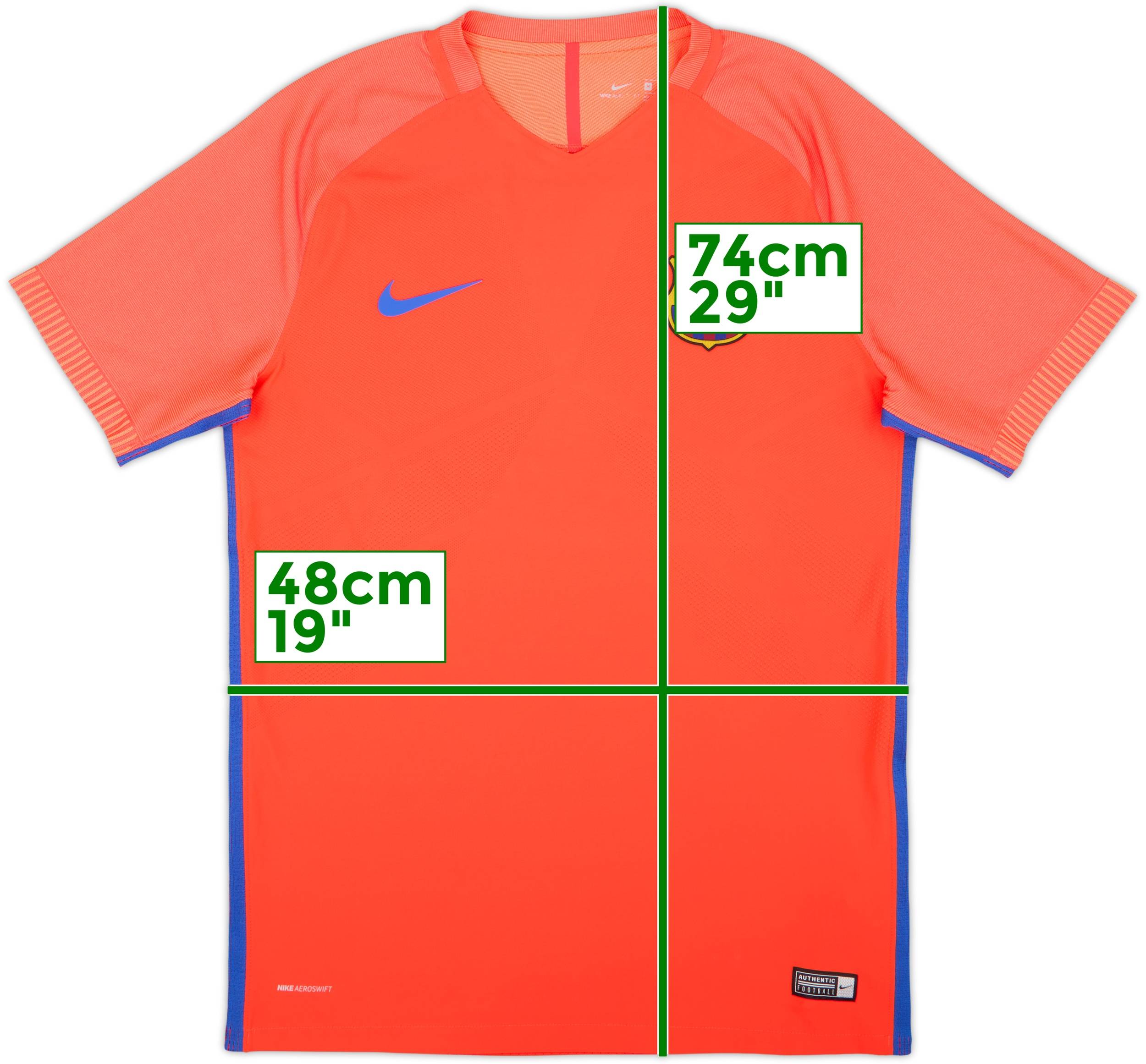 2016-17 Barcelona Nike Authentic Training Shirt - 5/10 - (M)