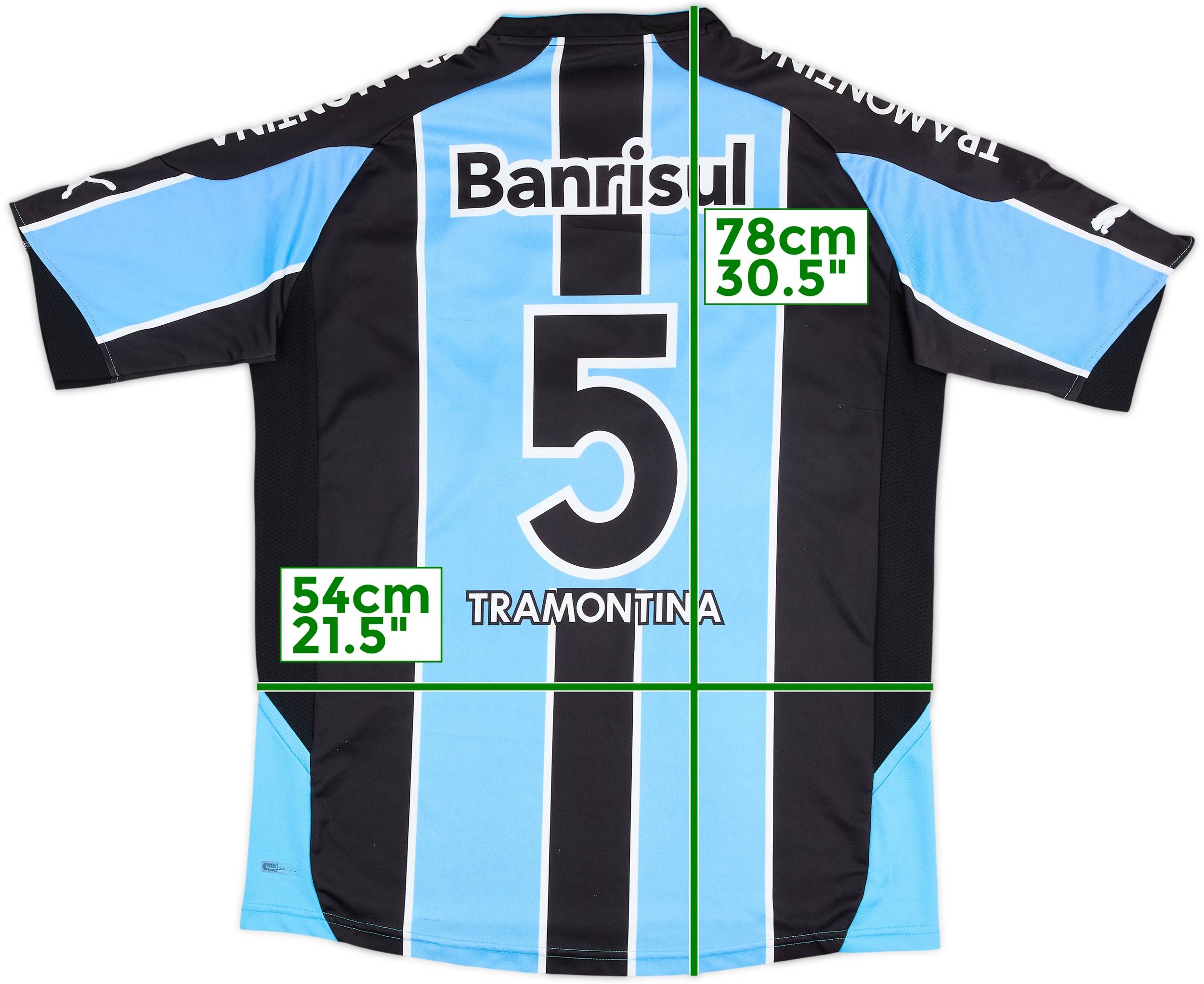 2010 Gremio Home Shirt #5 - 6/10 - (XL)