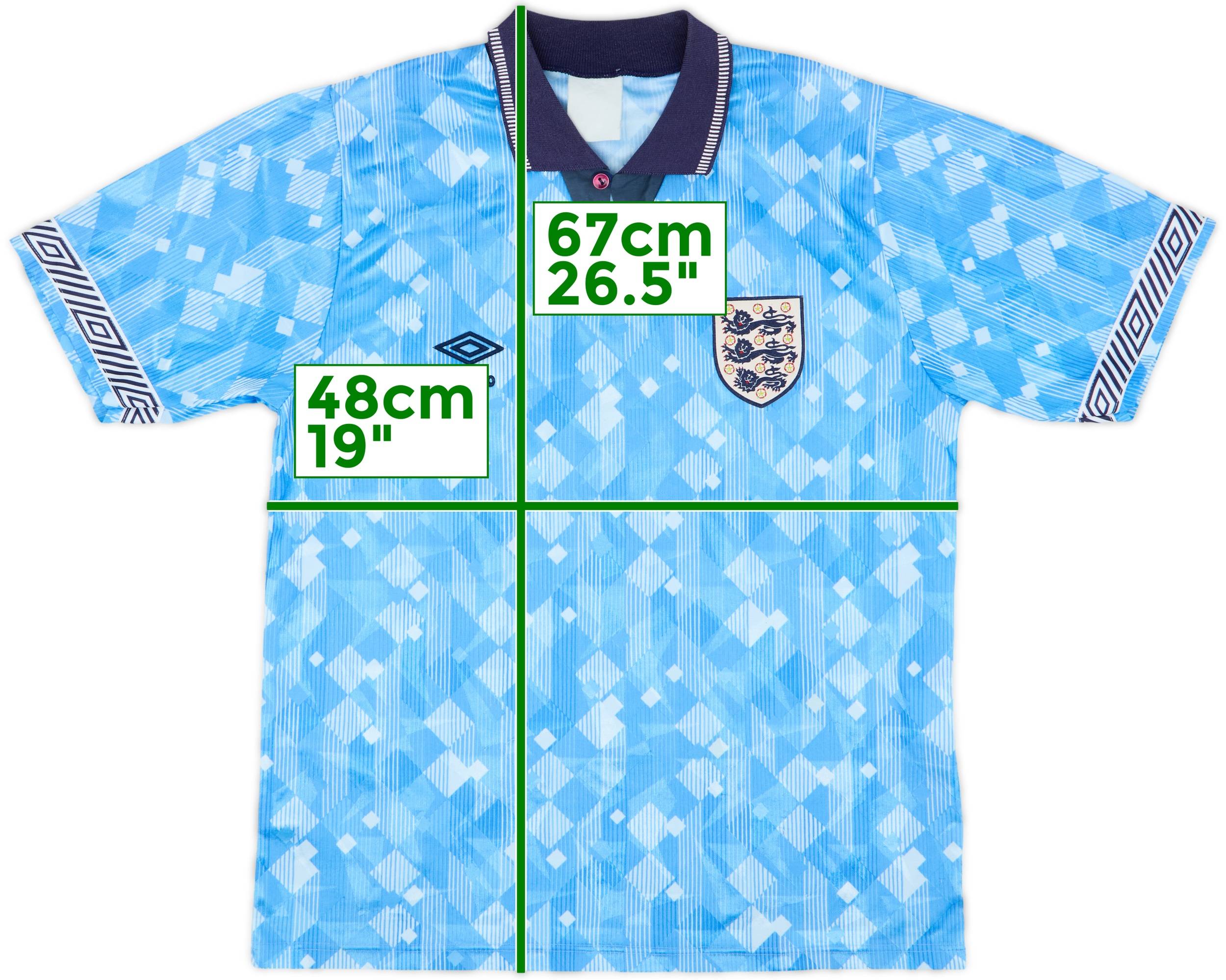 1990-92 England Third Shirt - 6/10 - (M)