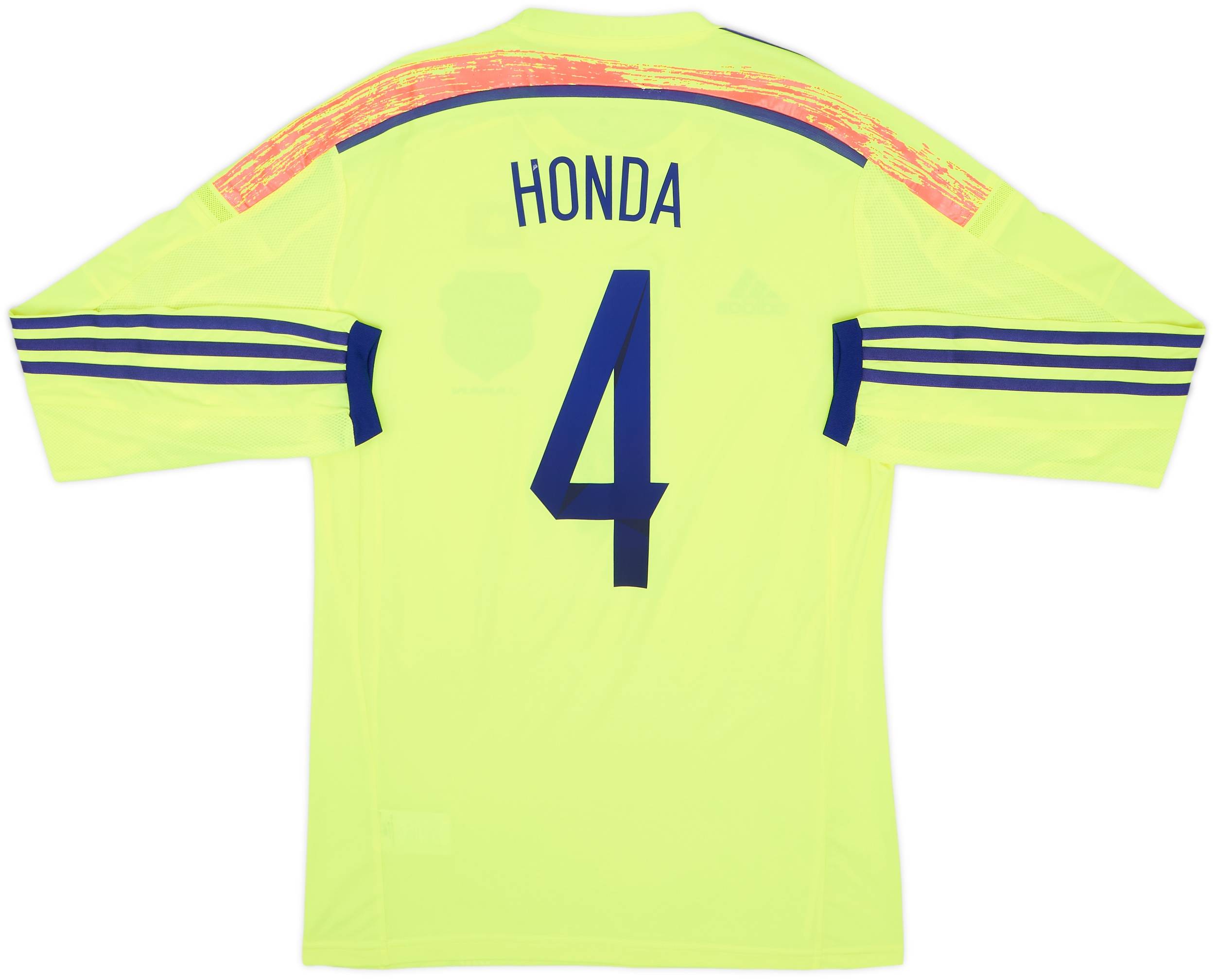 2013-15 Japan Authentic Away L/S Shirt Honda #4 - 9/10 - (M)