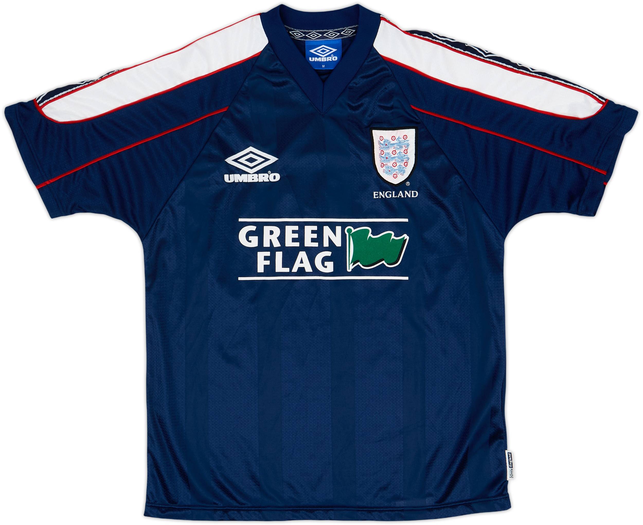 1998-00 England Umbro Training Shirt - 6/10 - (M)