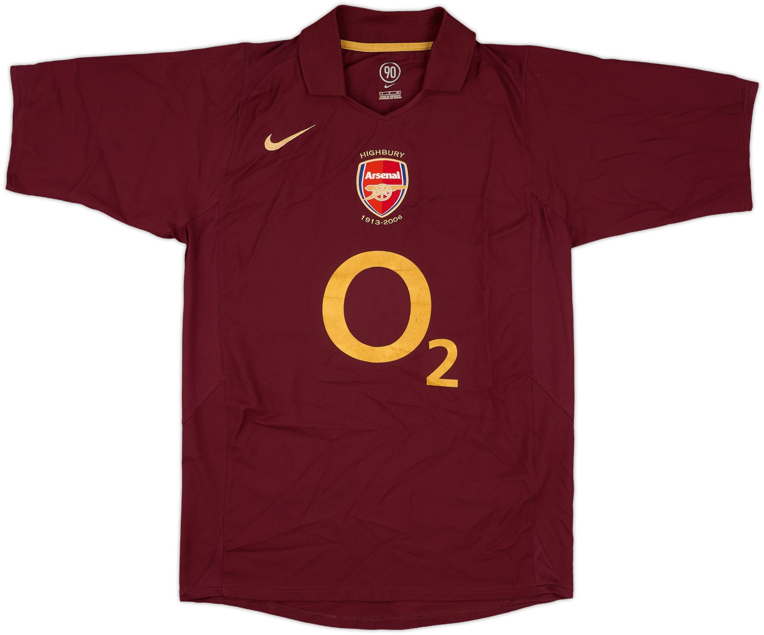 2005-06 Arsenal Home Shirt Reyes #9 - 8/10 - (S)