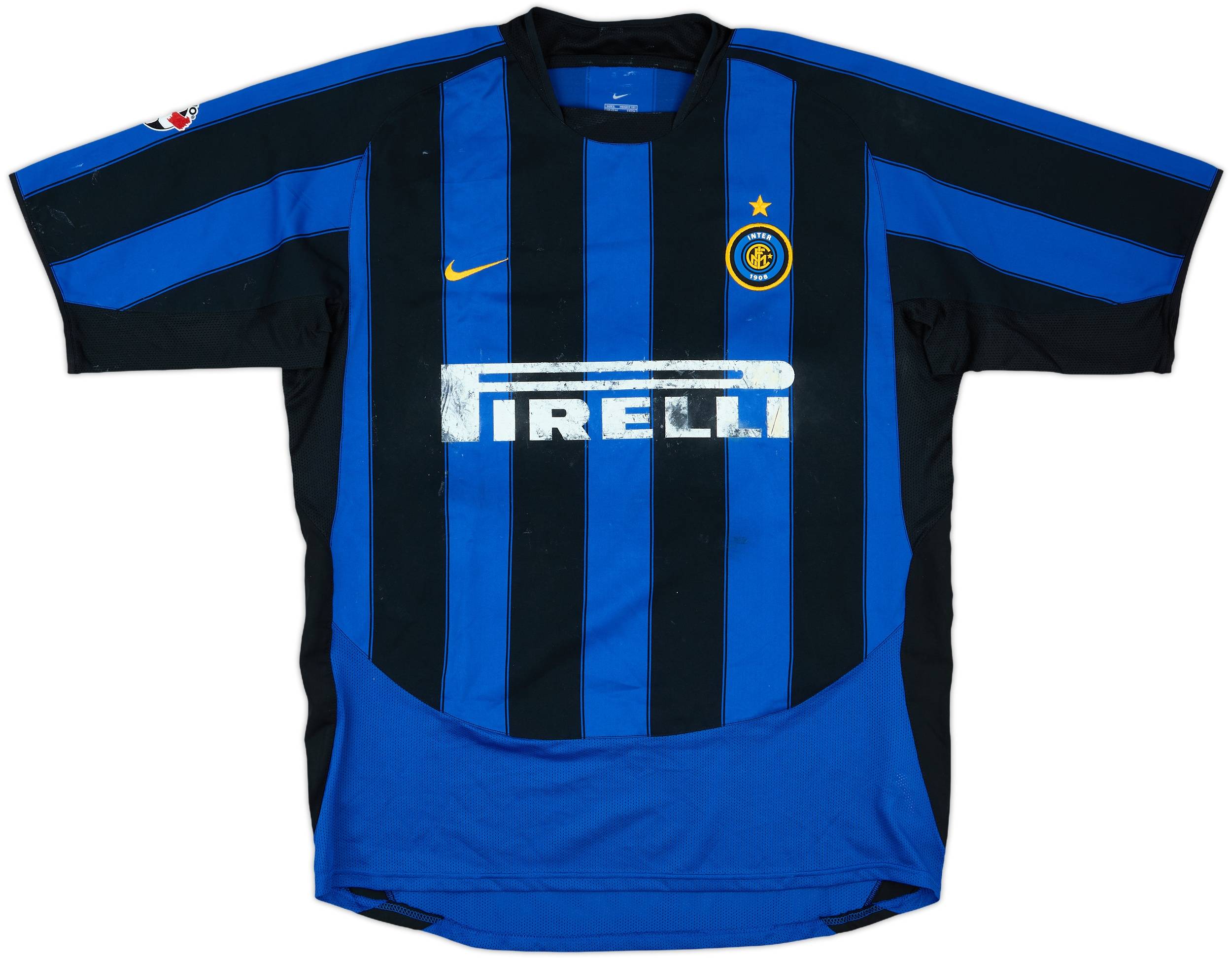 2003-04 Inter Milan Match Issue Home Shirt Cordoba #2