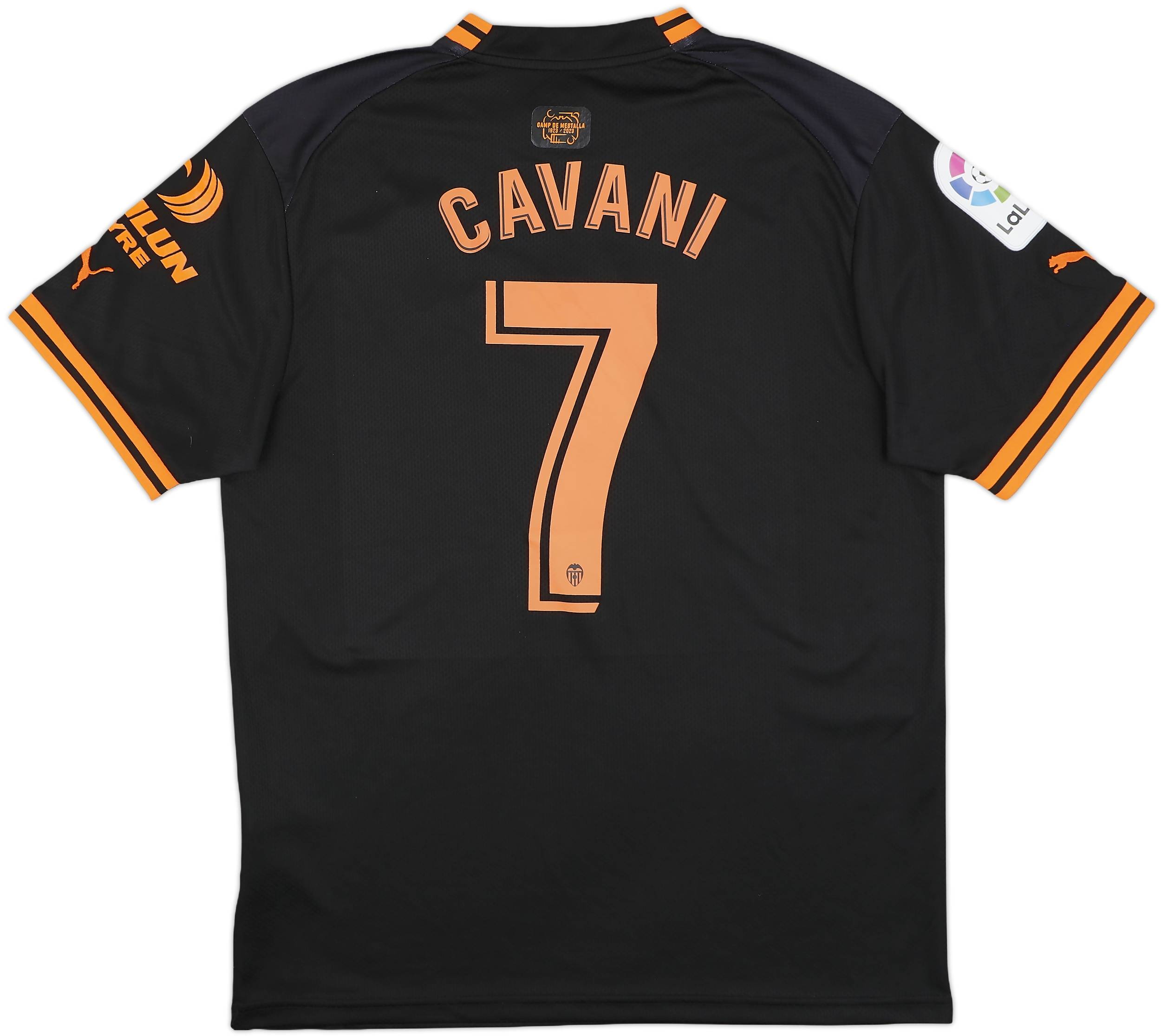 2022-23 Valencia Away Shirt Cavani #7 - 8/10 - (L)