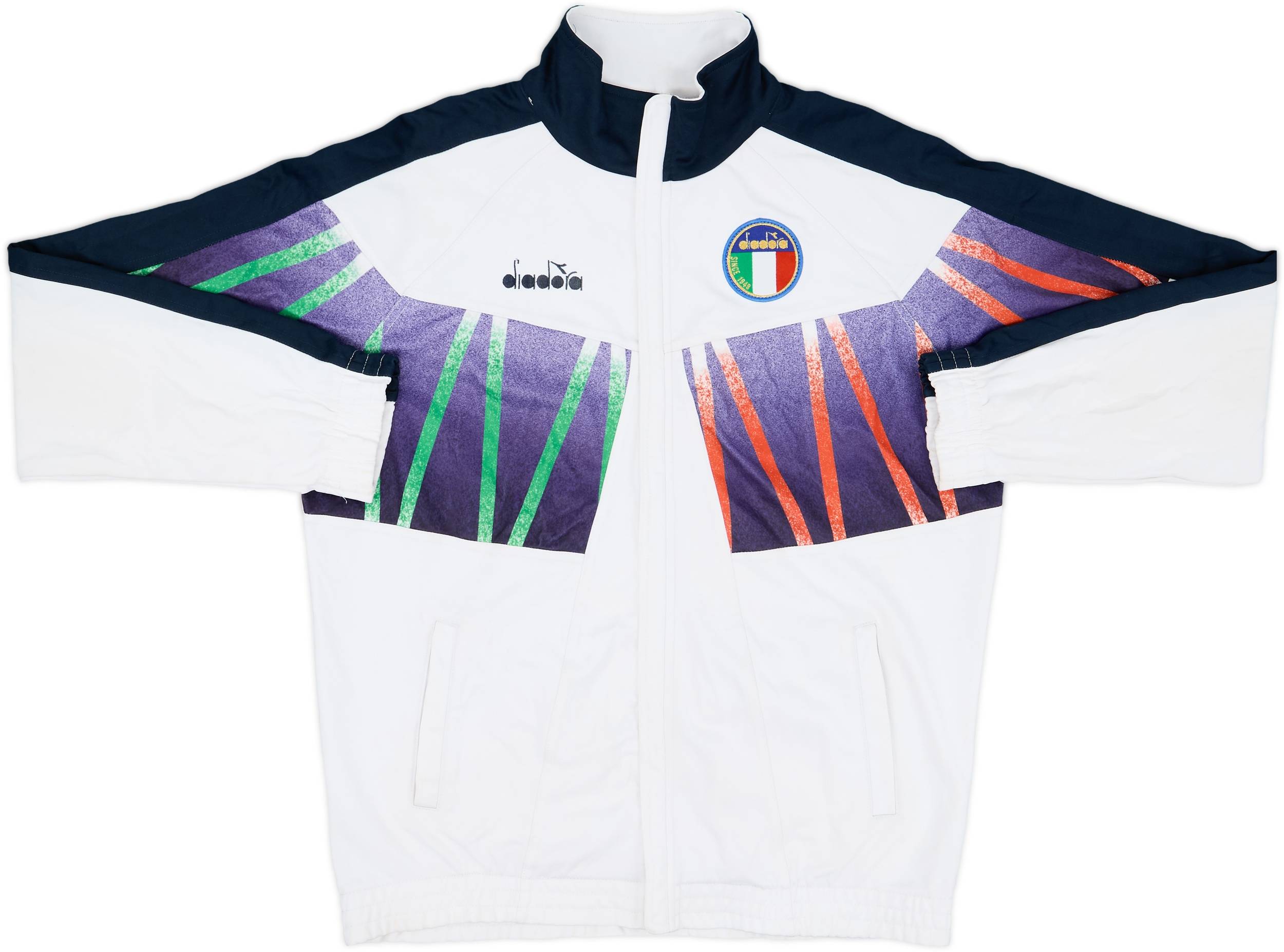 2010s Italy Diadora 1994 Retro Track Jacket 7/10 (M)