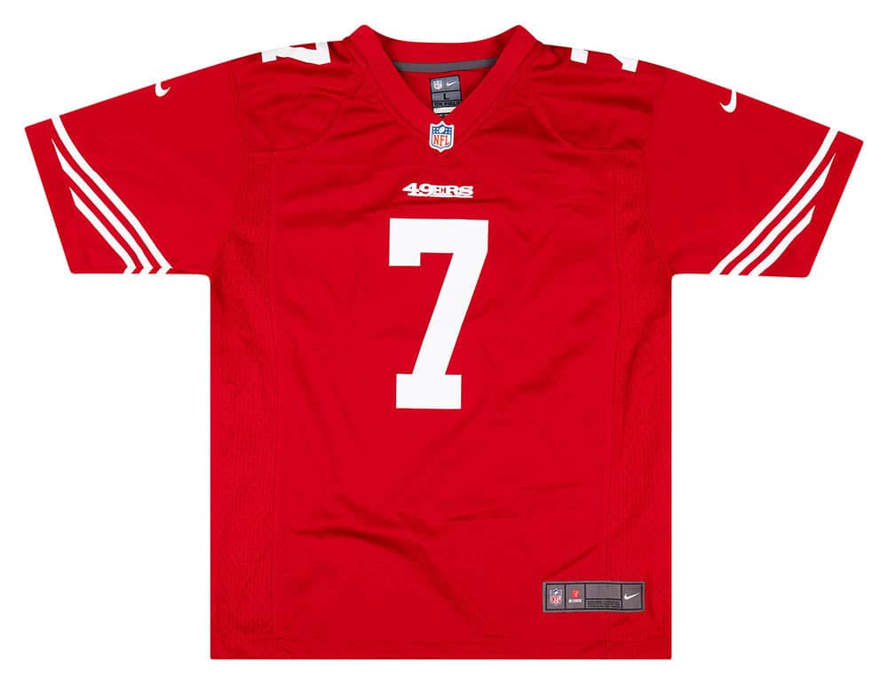 2012-16 San Francisco 49ers Kaepernick #7 Nike Game Jersey (Home) Y - W/Tags