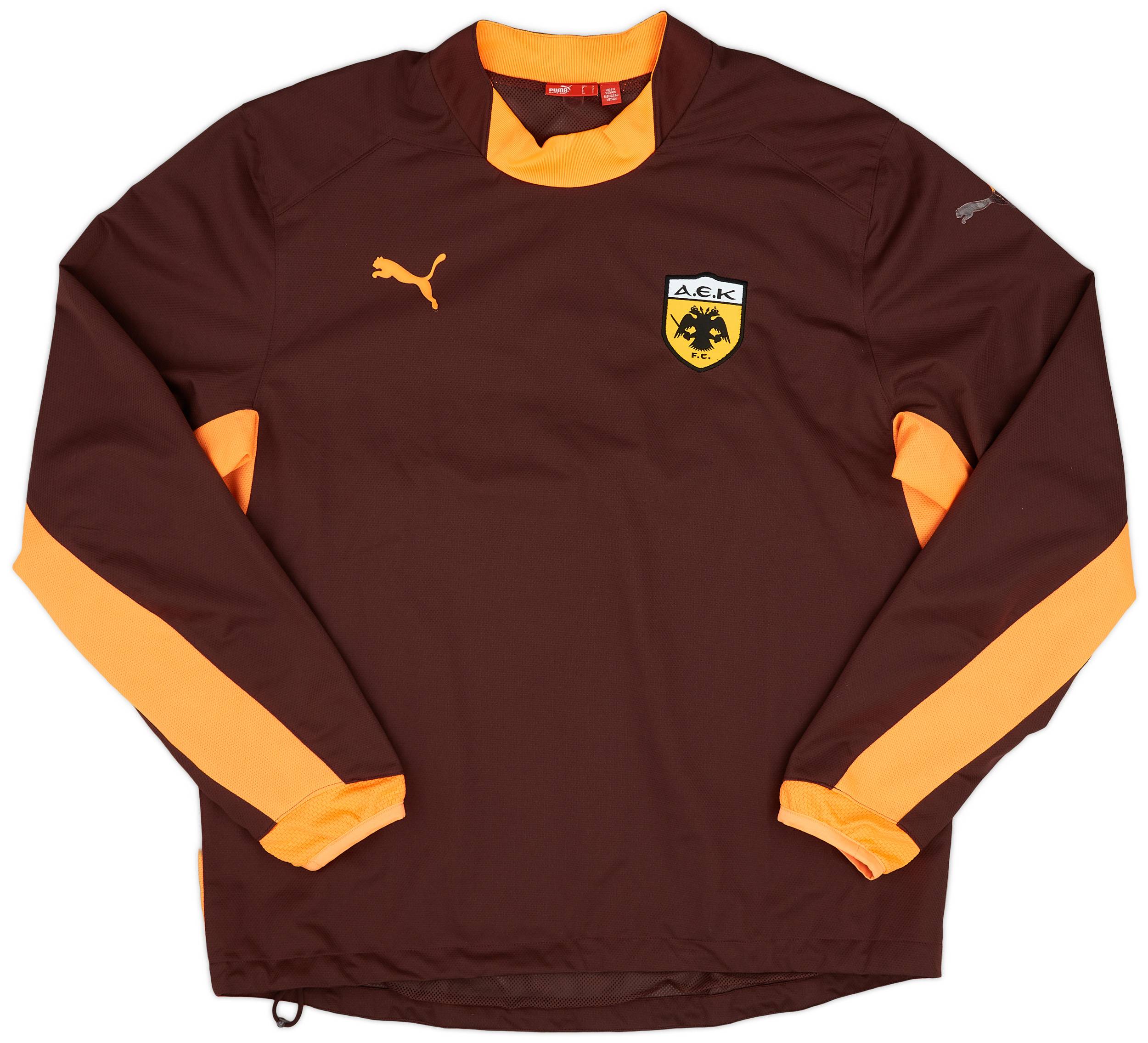 2008-09 AEK Athens Puma Drill Top - 6/10 - (L)