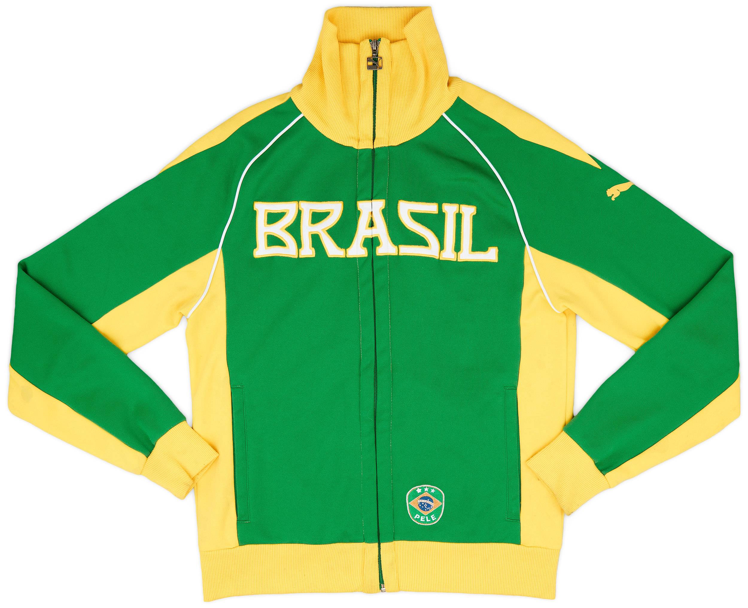 Puma brazil track jacket deals
