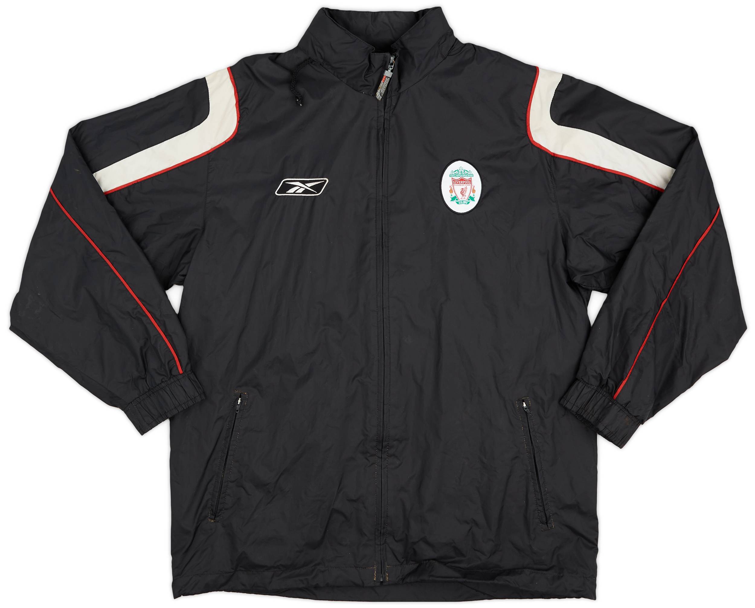 2003 04 Liverpool Reebok Hooded Rain Jacket 7 10 M