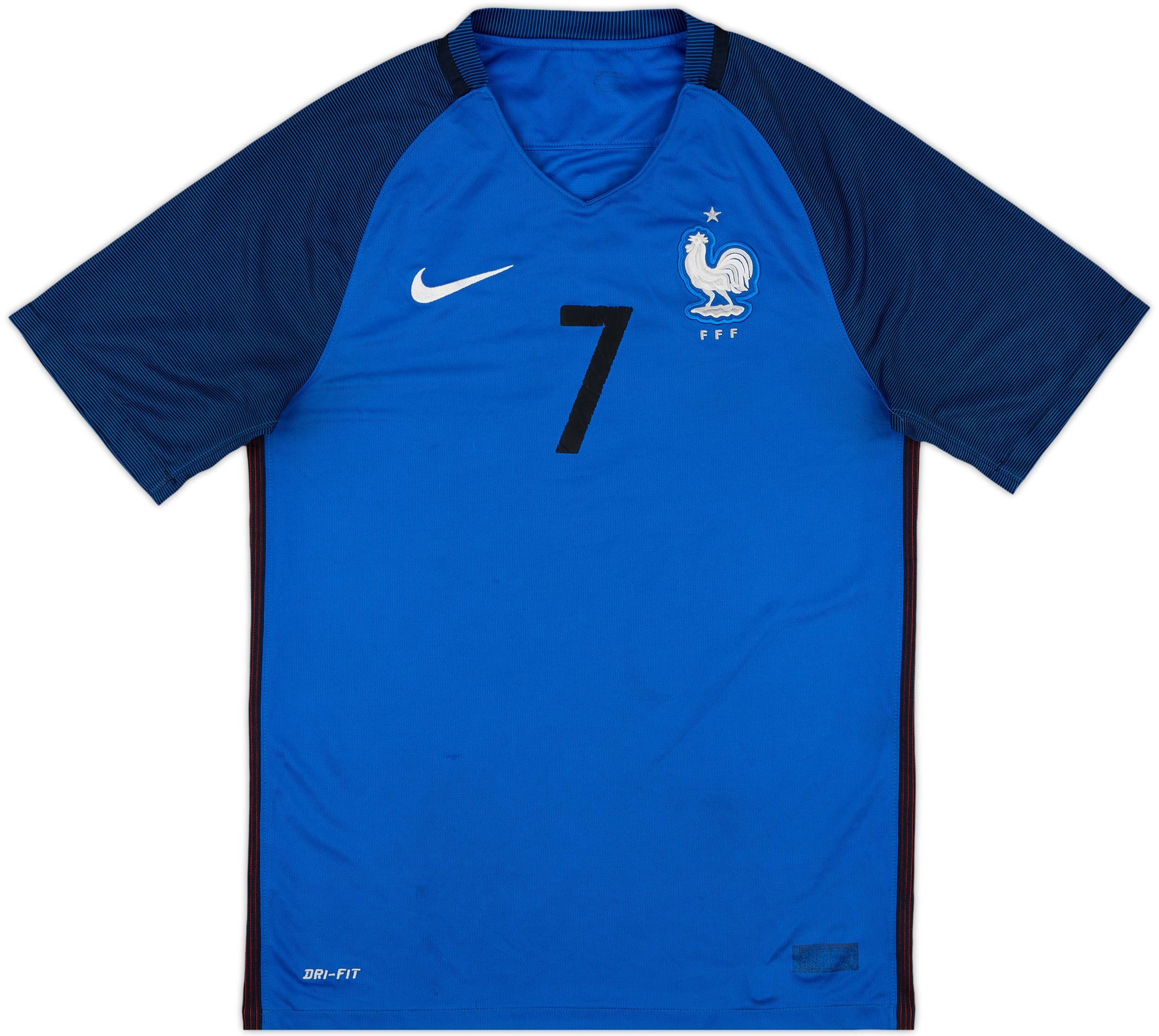 2016-17 France Home Shirt Griezmann #7 - 4/10 - (S)
