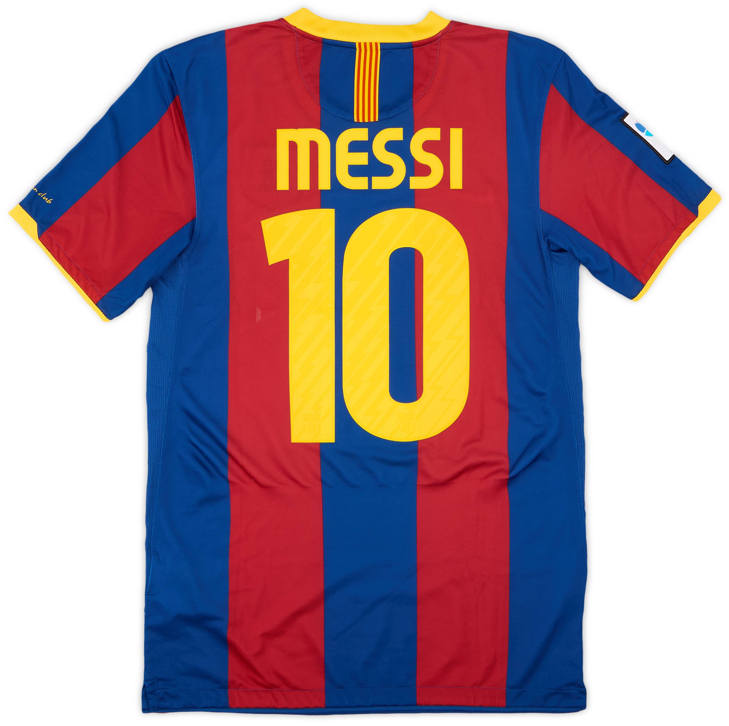 2010-11 Barcelona Home Shirt Messi #10 - 8/10 - (S)