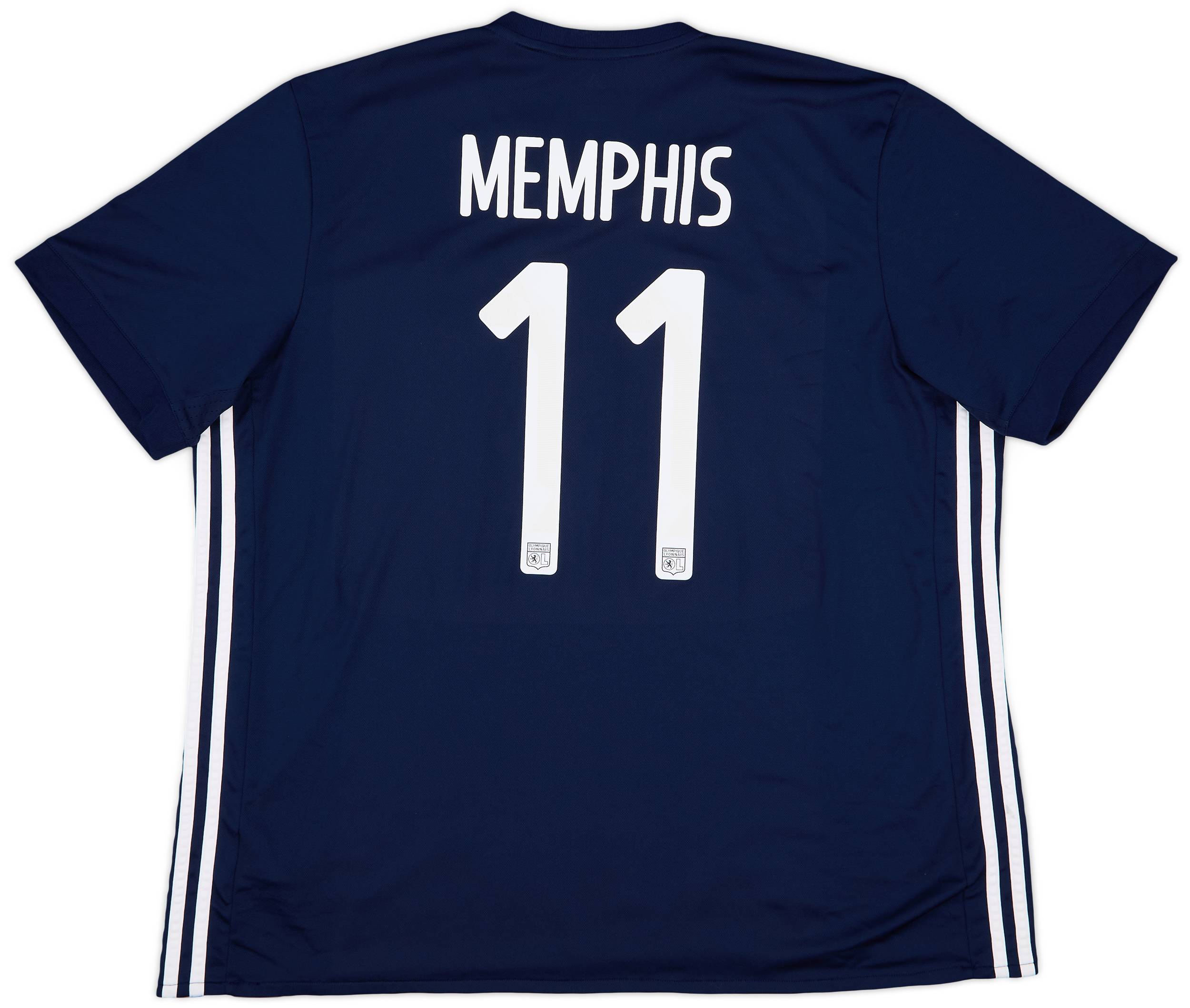 2017-18 Lyon Away Shirt Memphis #11 - 7/10 - (XXL)