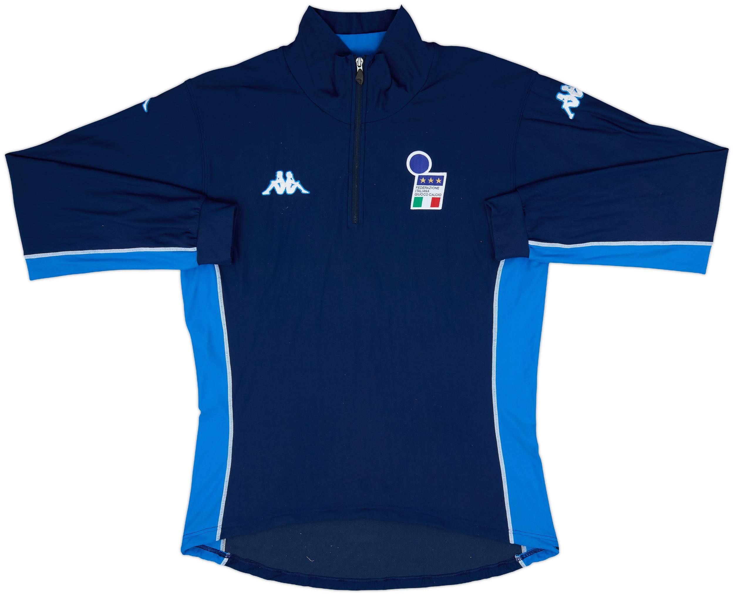 2002 Italy Kappa 1/4 Zip Training Top - 8/10 - (XL)