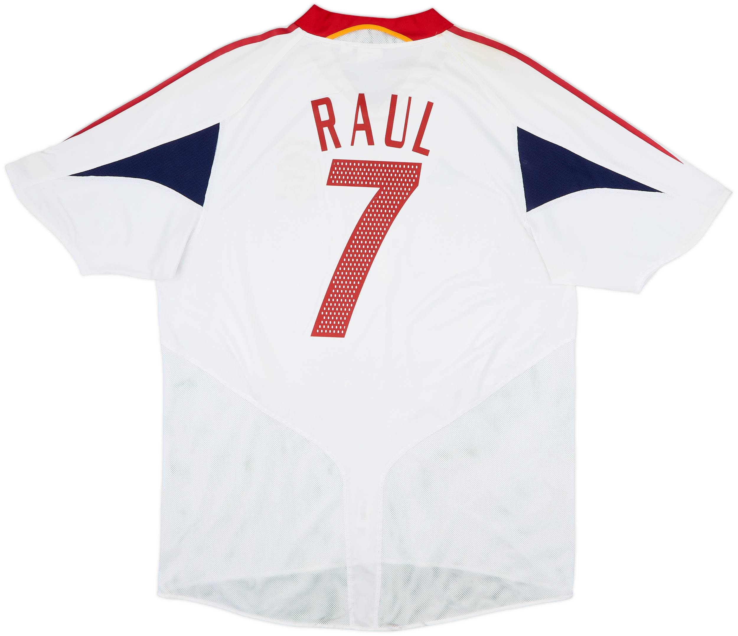 2004-06 Spain Away Shirt Raul #7 - 8/10 - (XL)