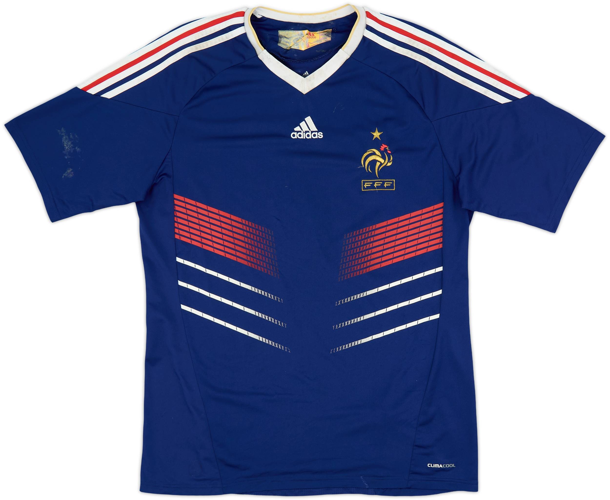 adidas フランス代表 ユニフォーム 2009/2010 2009-10 France Home Shirt - 5/10 - (L)