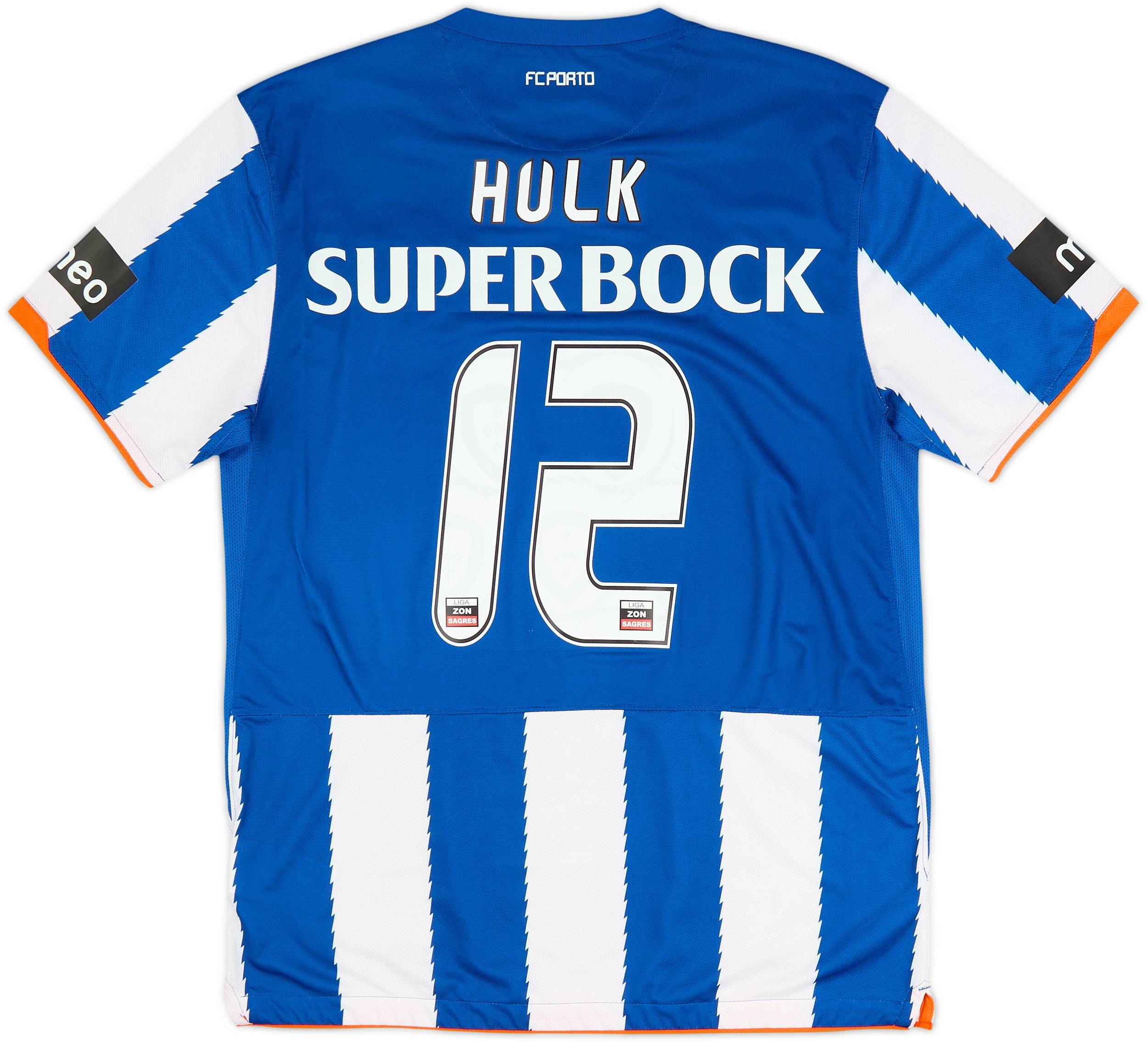 2010-11 Porto Home Shirt Hulk #12 - 8/10 - (L)