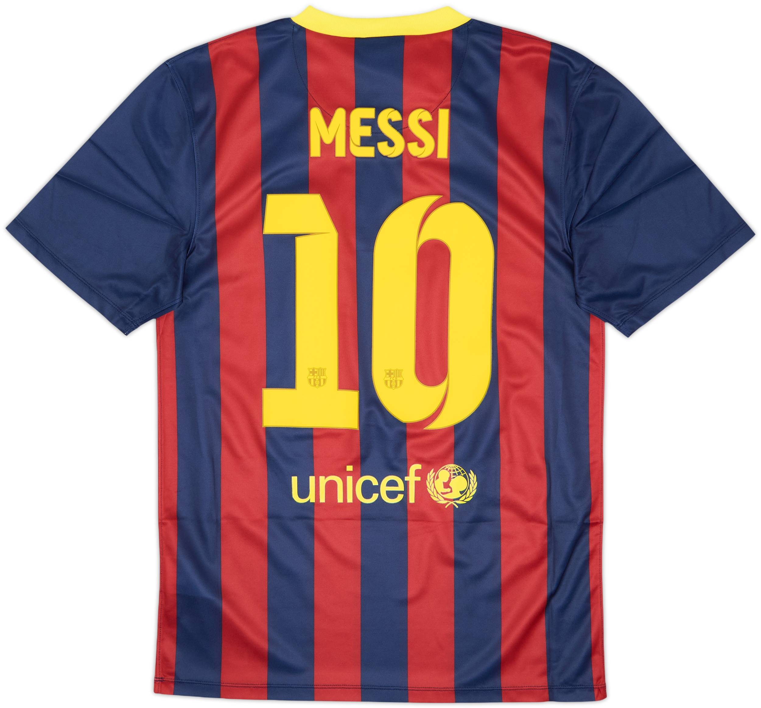 2013-14 Barcelona Basic Home Shirt Messi #10 (S)