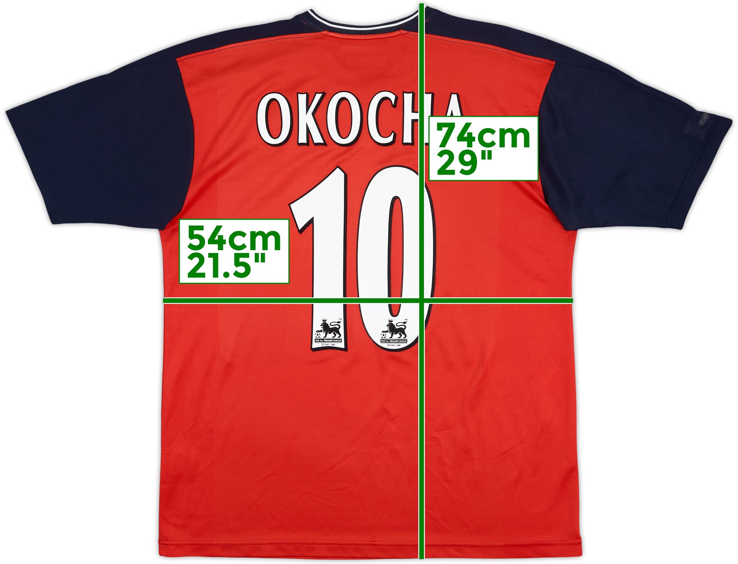 2003-05 Bolton Away Shirt Okocha #10 - 7/10 - (L)
