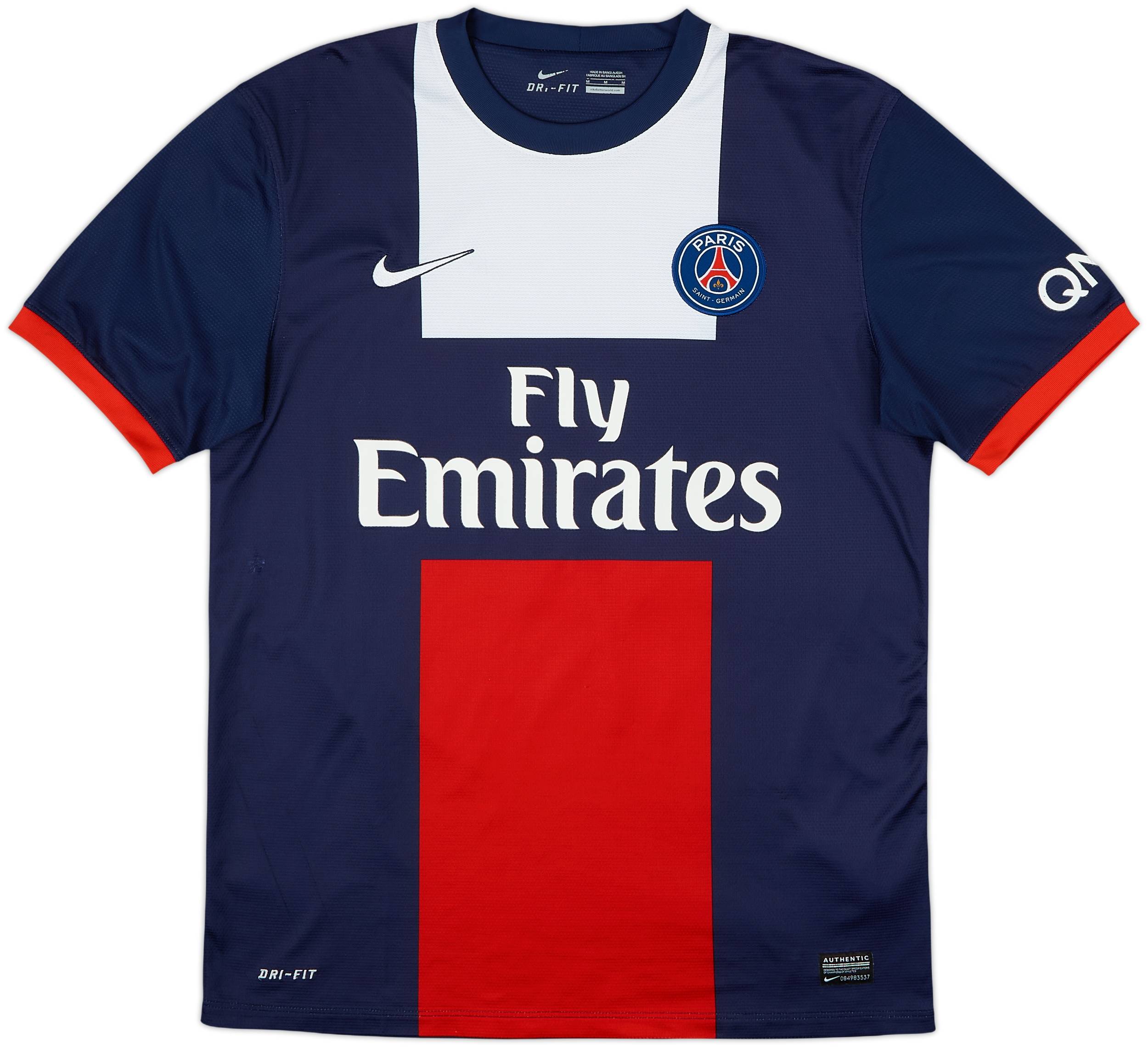 2013-14 Paris Saint-Germain Home Shirt Beckham #32 - 10/10 - (M)