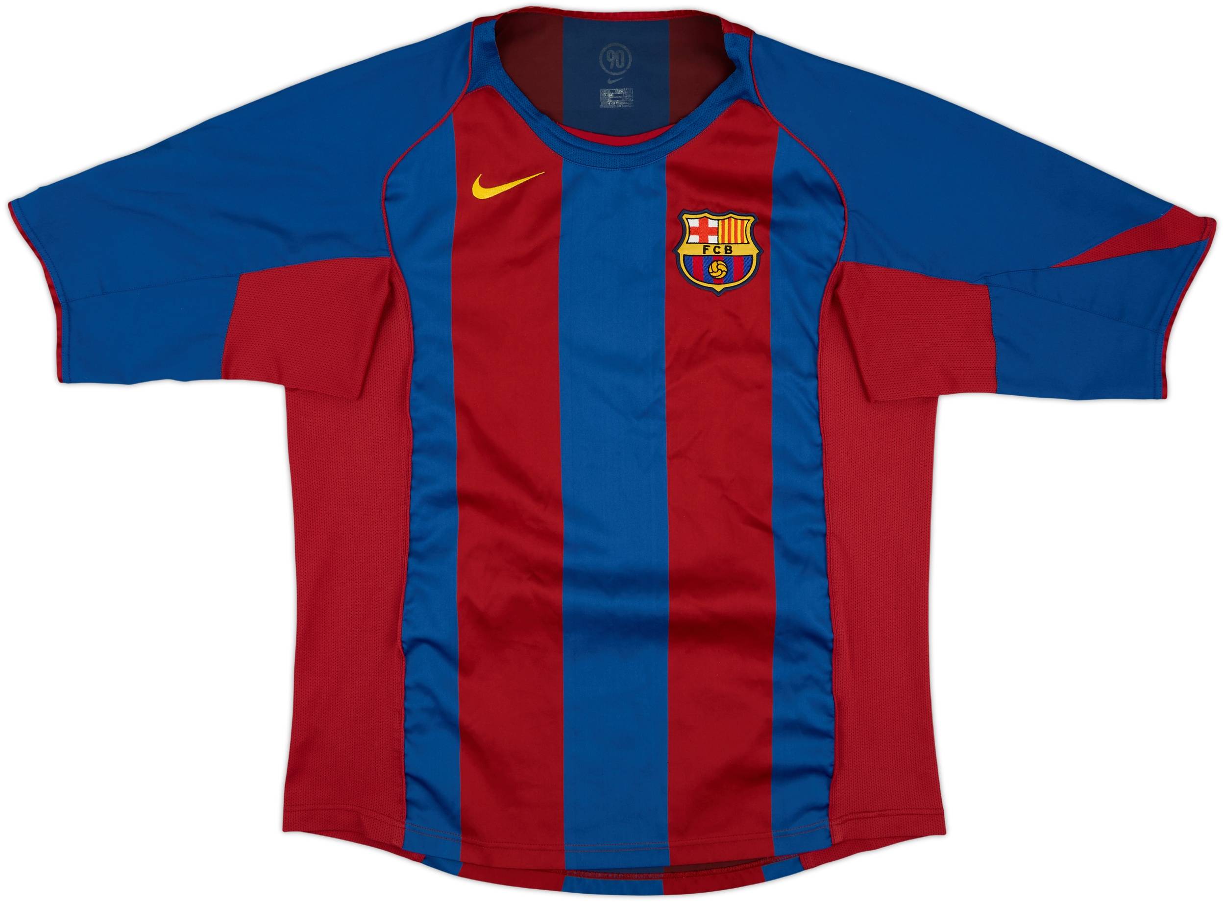 2004-05 Barcelona Home Shirt Larsson #17 - 7/10 - (L)