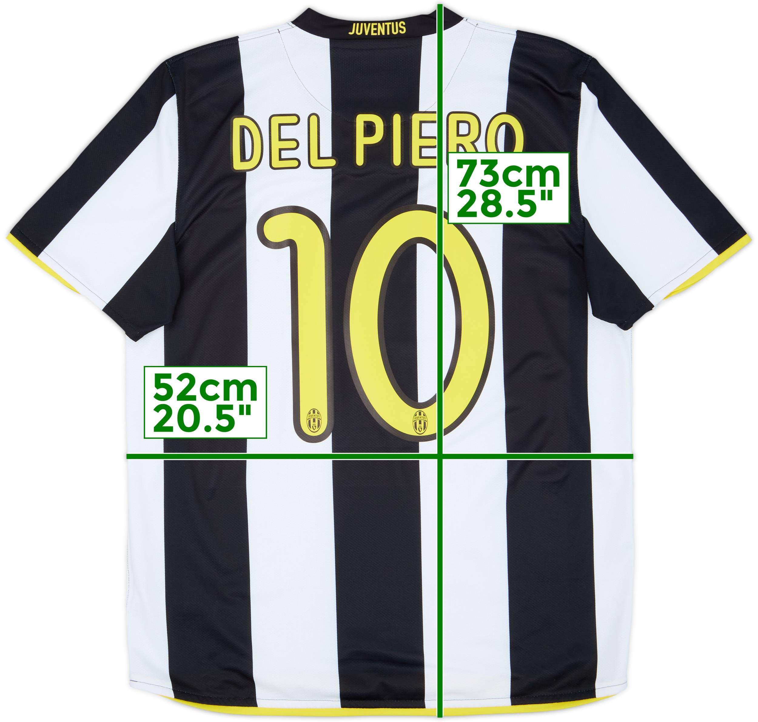NIKE ユヴェントス　デルピエロ　ユニフォーム　2008 2009 ホーム10 2008-09 Juventus Home Shirt Del Piero #10 - 6/10 - (M)