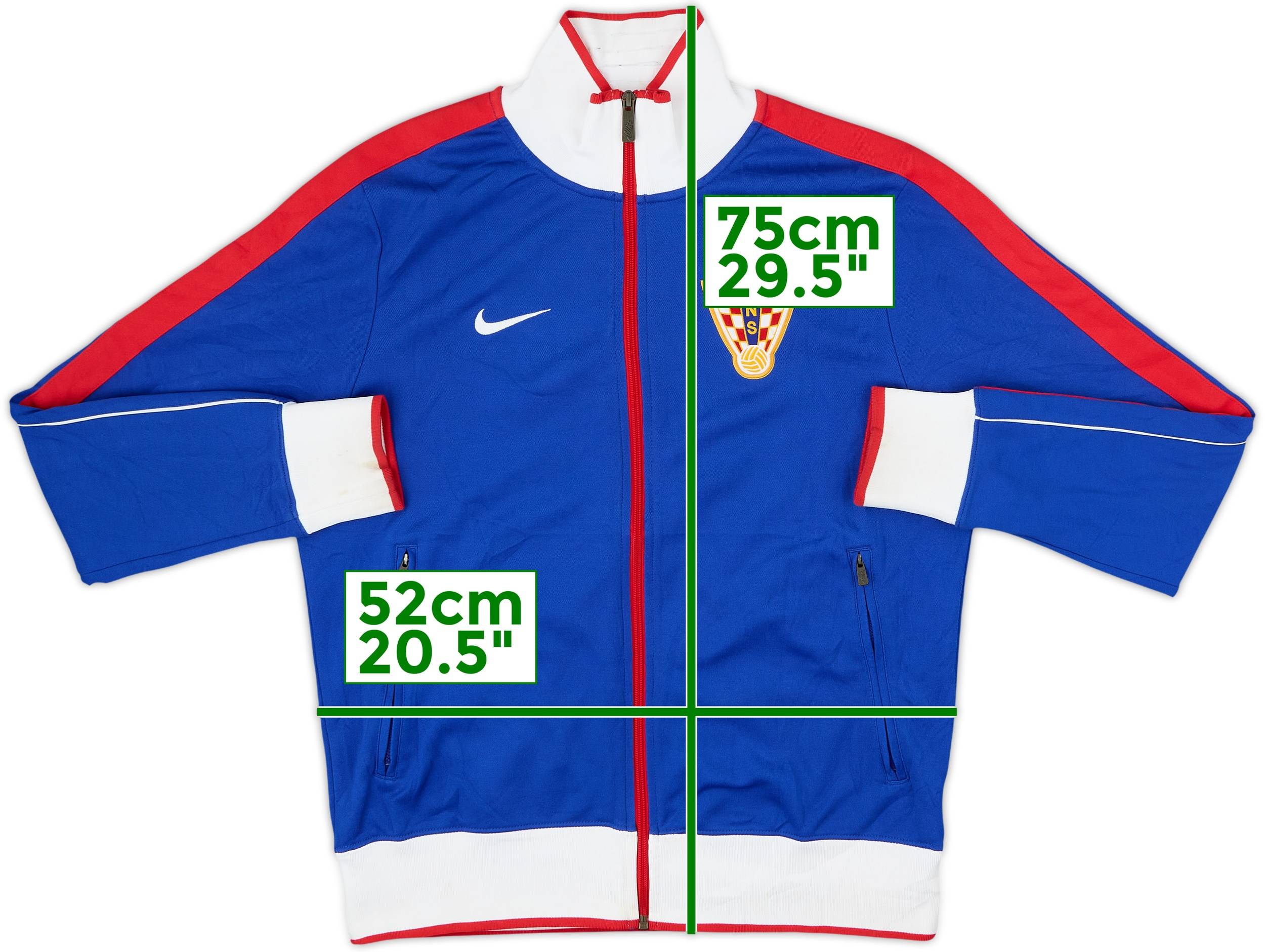 2010-11 Croatia Nike N98 Track Jacket - 6/10 - (M)