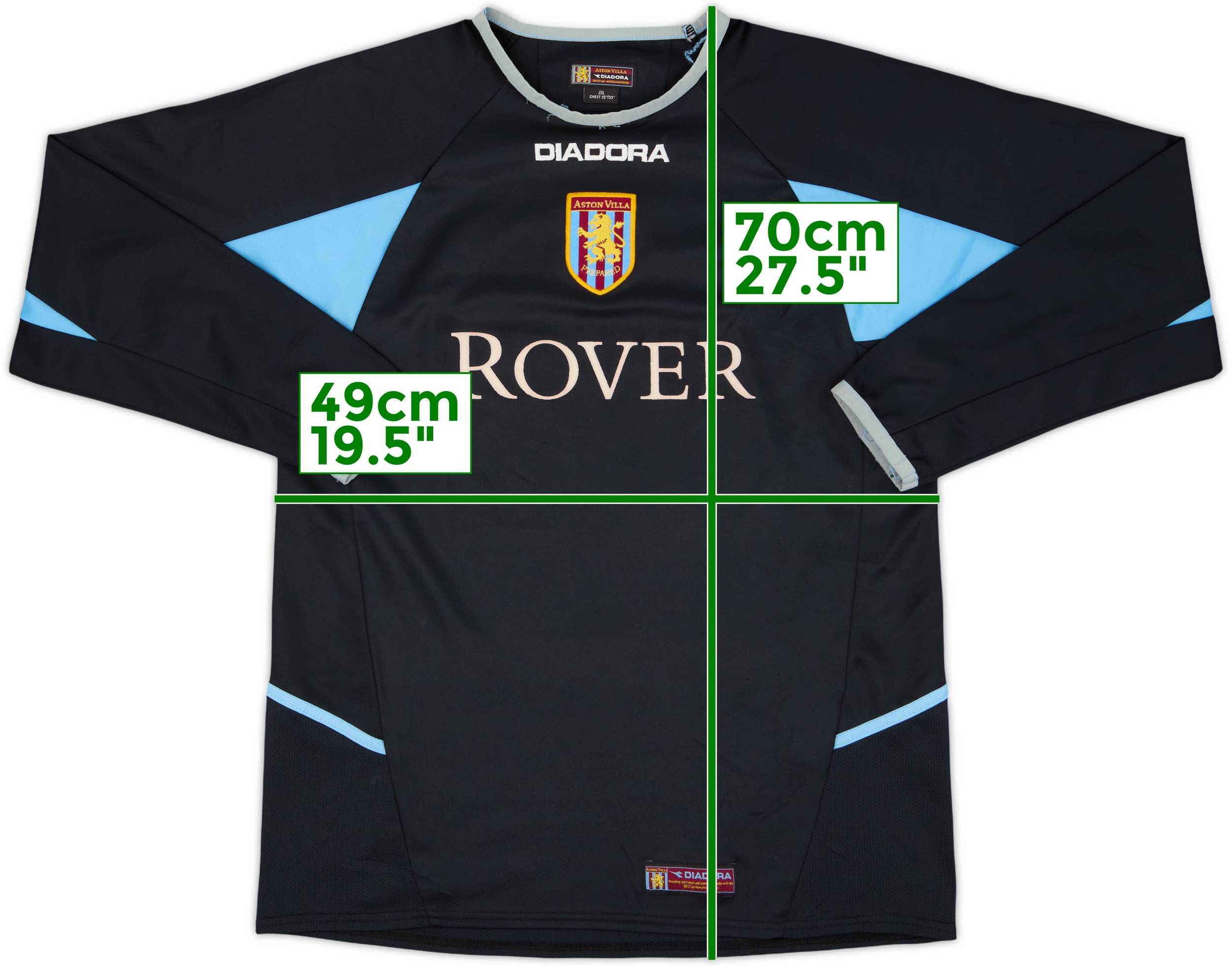 2003-04 Aston Villa GK Shirt - 6/10 - (XL.Boys)