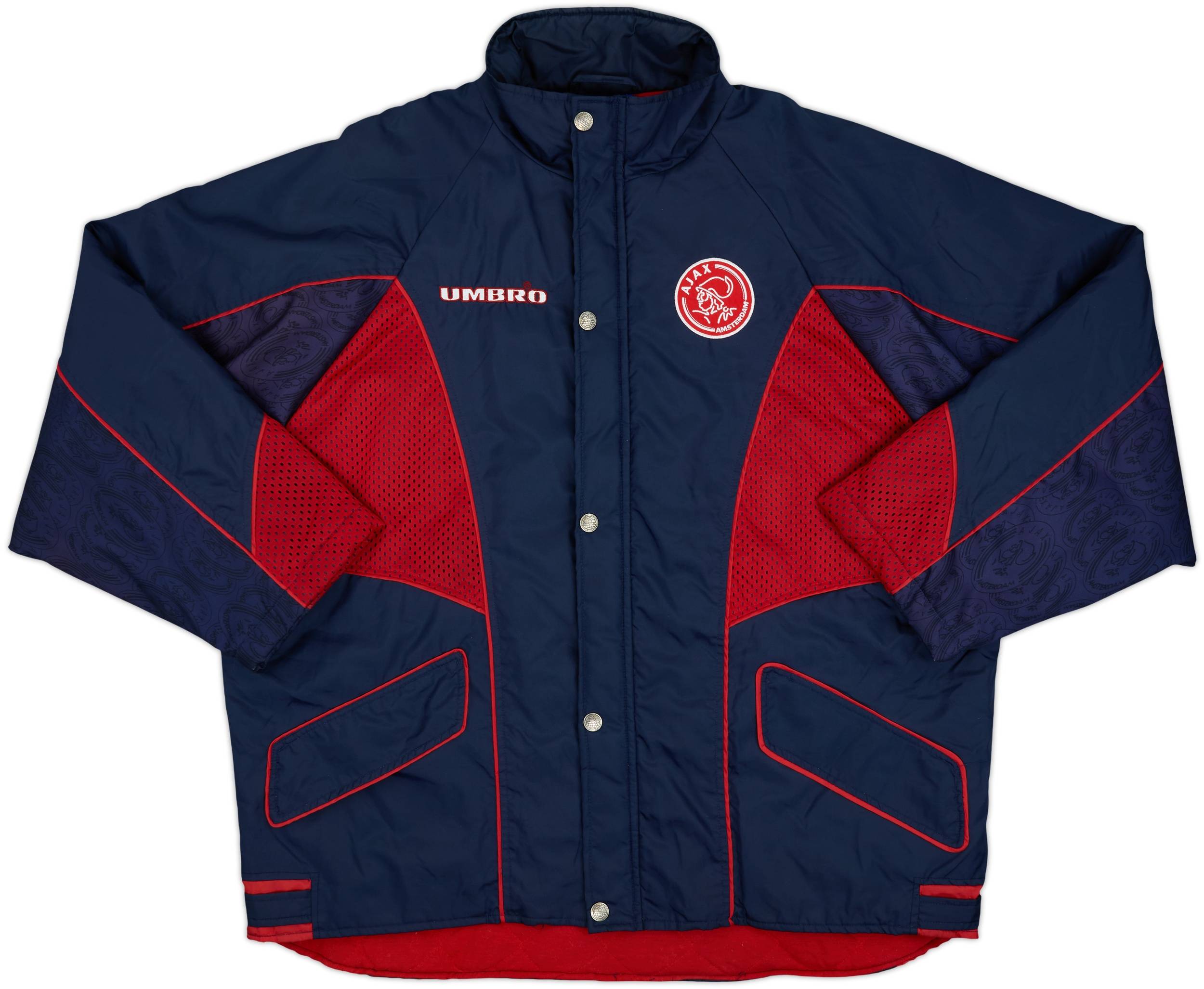 1997-98 Ajax Umbro Padded Rain Jacket - 8/10 - (XL)