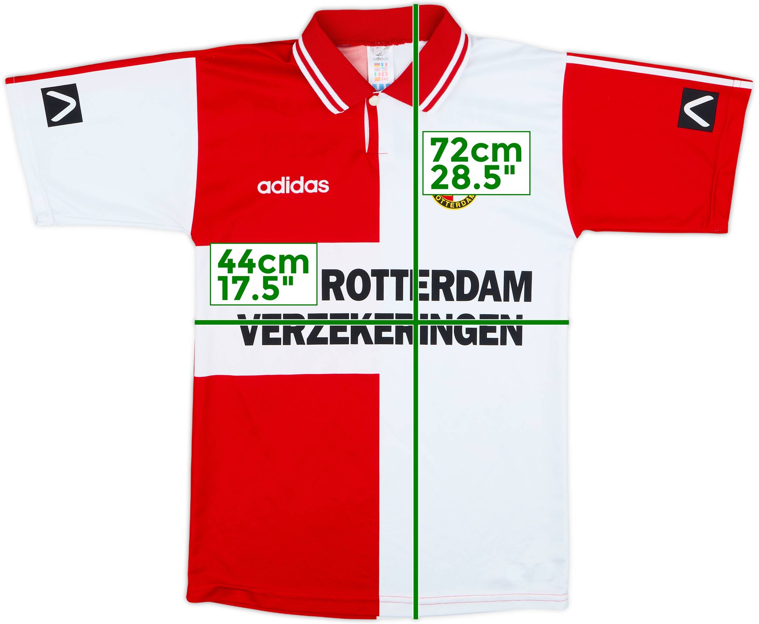 1996-97 Feyenoord Basic Home Shirt - 7/10 - (S)