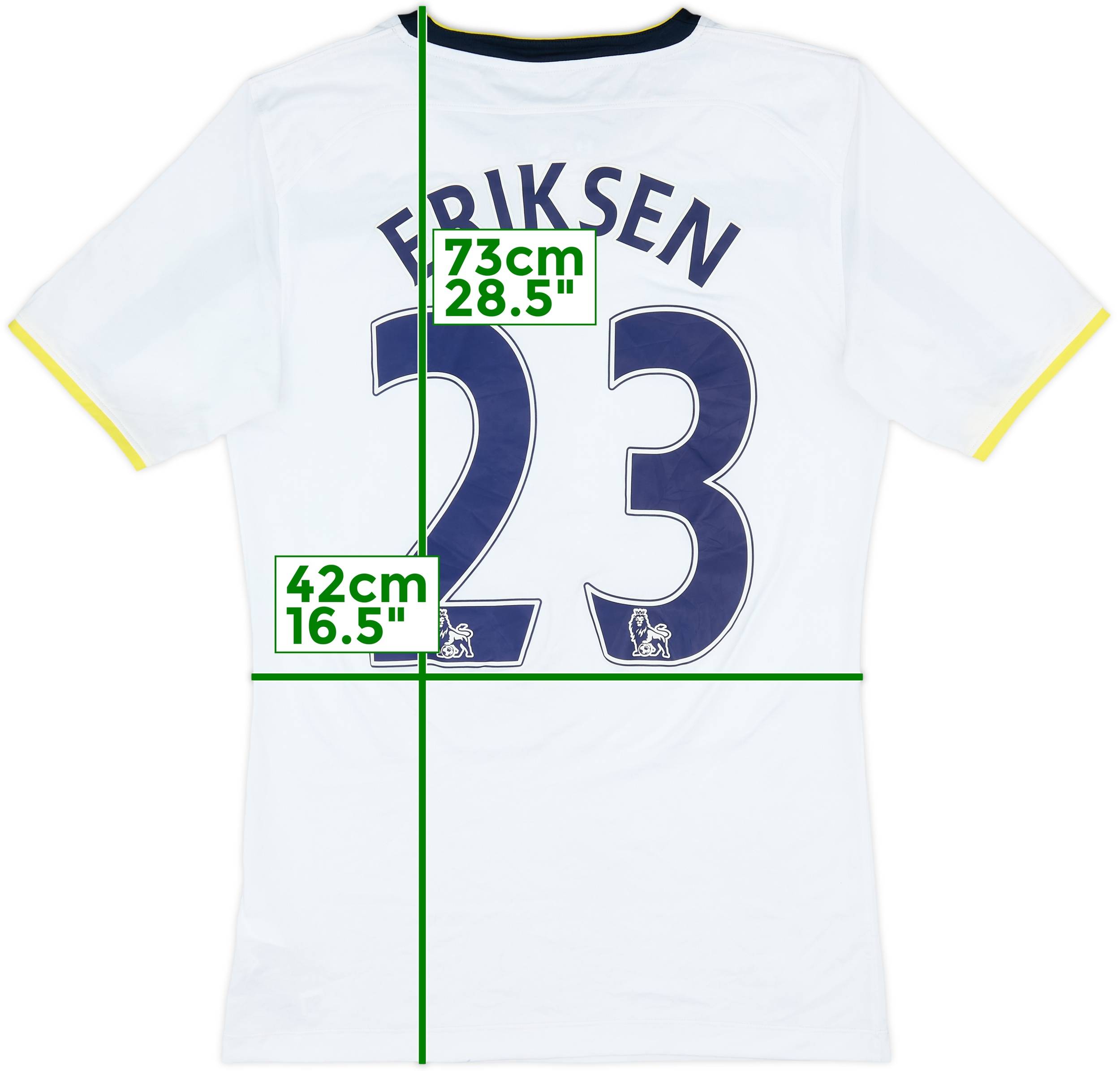 2014-15 Tottenham Home Shirt Eriksen #23 - 6/10 - (S)
