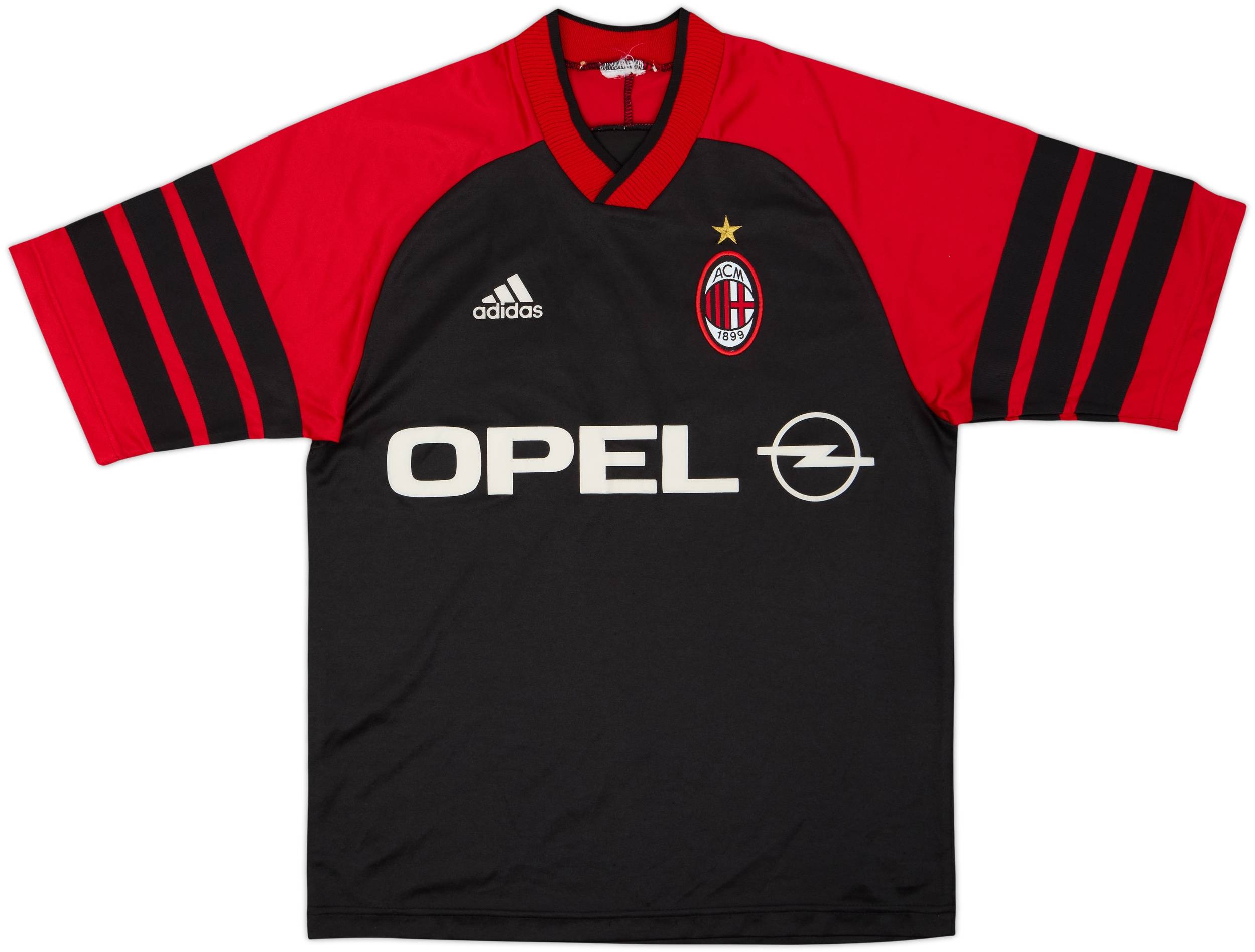 adidas ACミラン　1998/99 ユニフォーム　ゲームシャツ 1998-99 AC Milan adidas Training Shirt - 8/10 - (M)