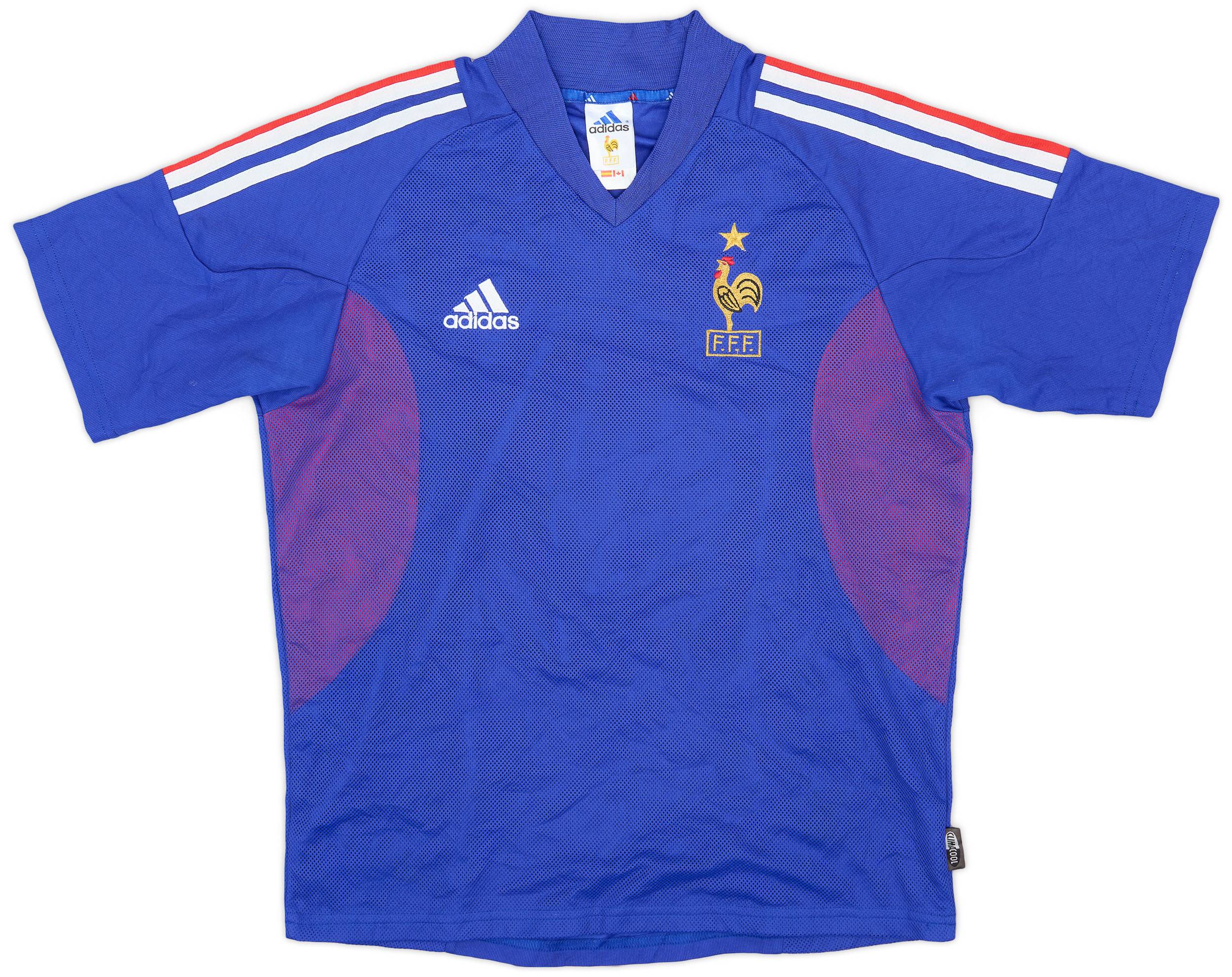 2002-04 France Home Shirt - 8/10 - (Y)